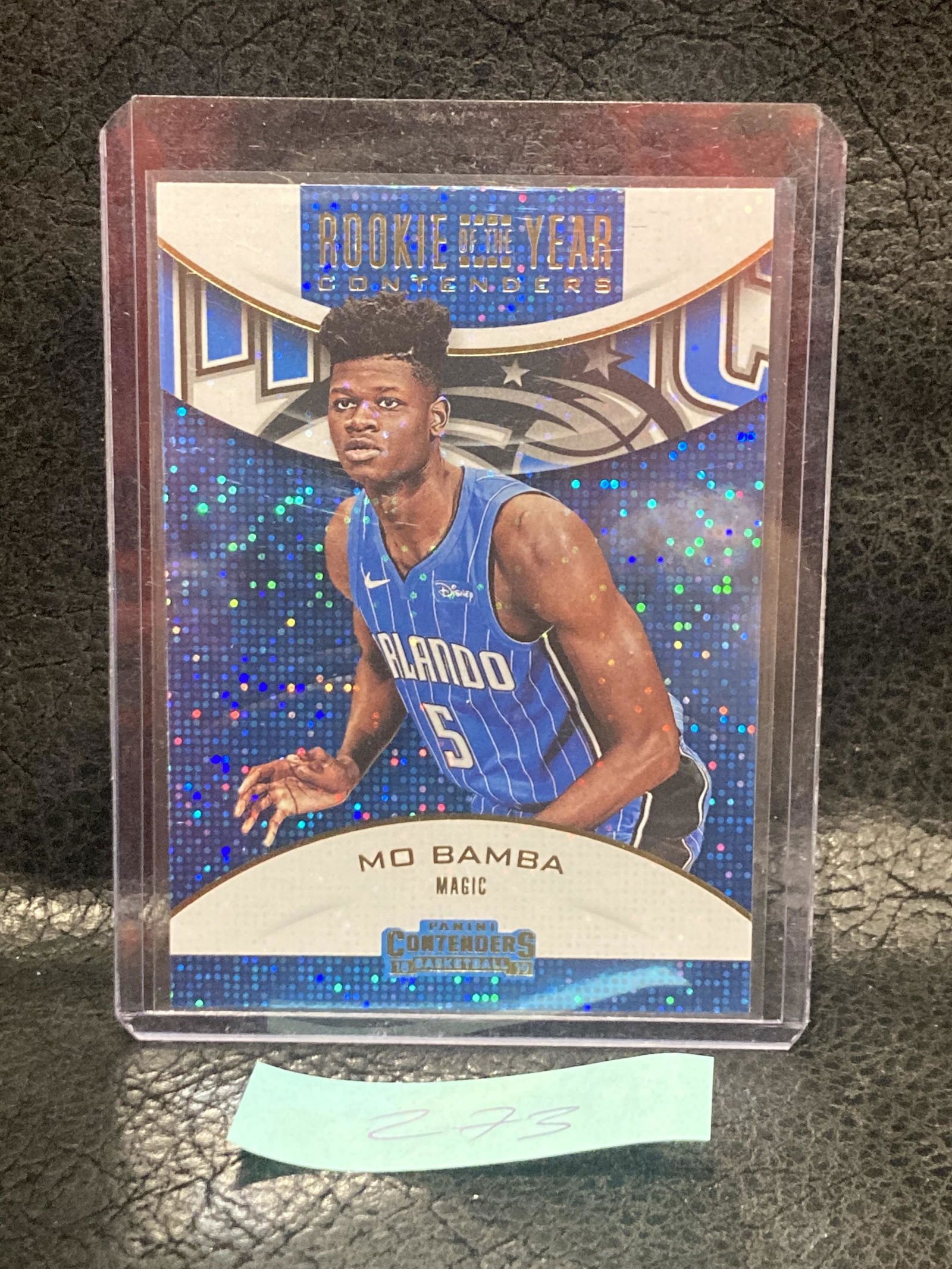 Mo Bamba #16 Rookie Of The Year Contenders 2018-19 Rc Orlando Magic Sparkles (1 of 2)