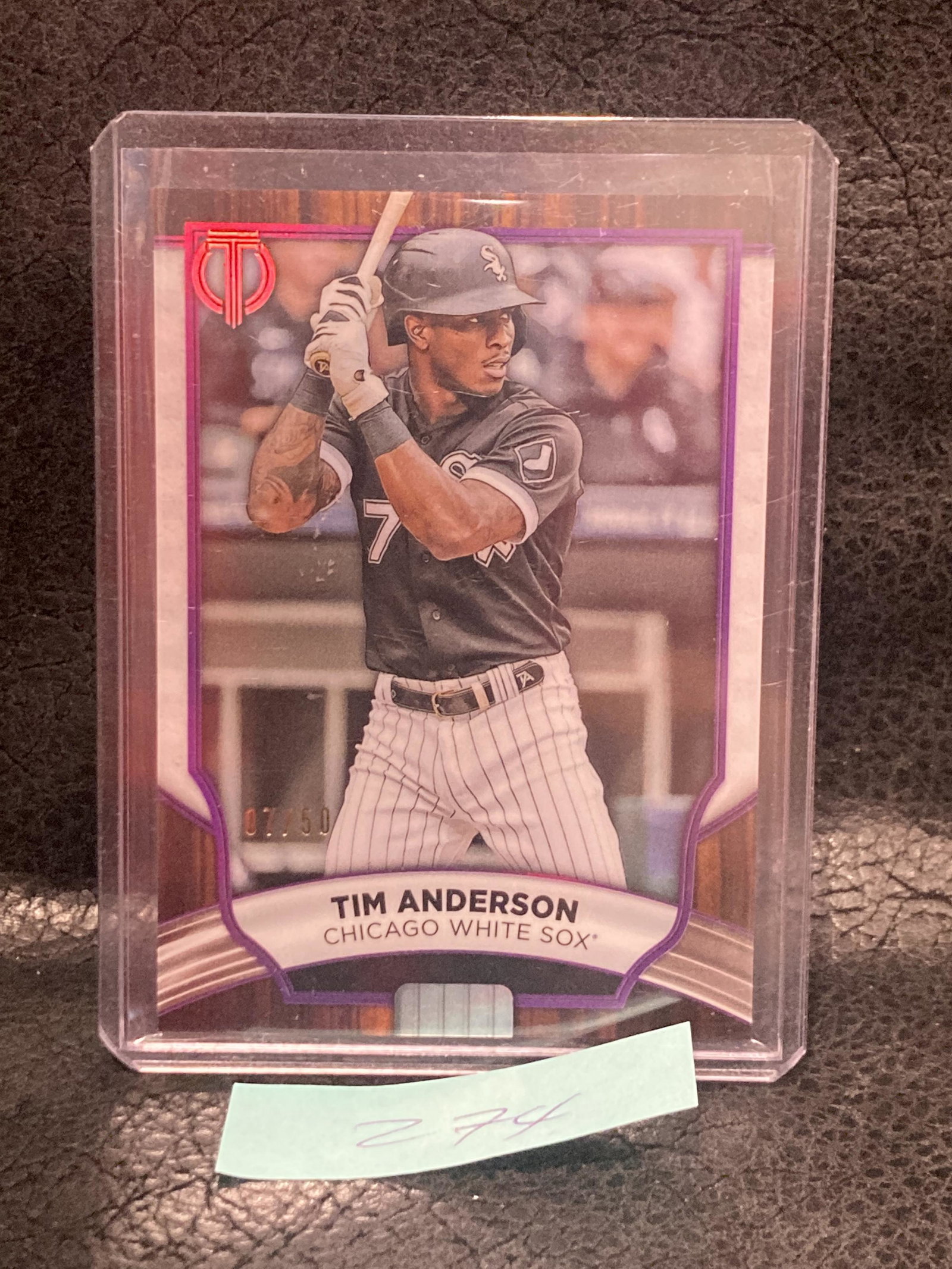 Tim Anderson 2022 Topps Tribute Purple Parallel /50 Chicago White Sox: Tim Anderson 2022 Topps Tribute Purple Parallel /50 Chicago White Sox