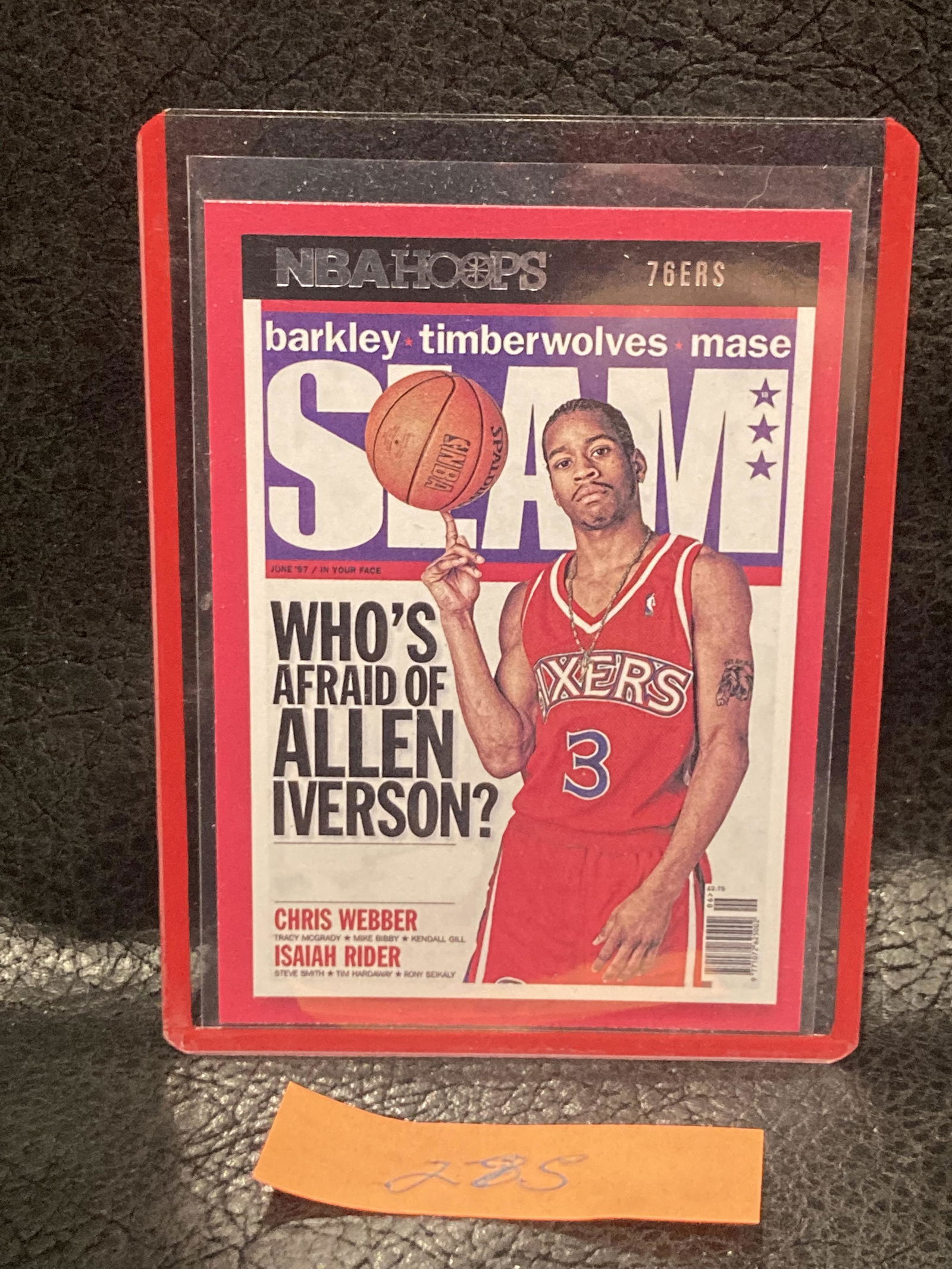Allen Iverson 2021-22 Panini Nba Hoops Slam #18 Philadelphia 76ers (1 of 2)