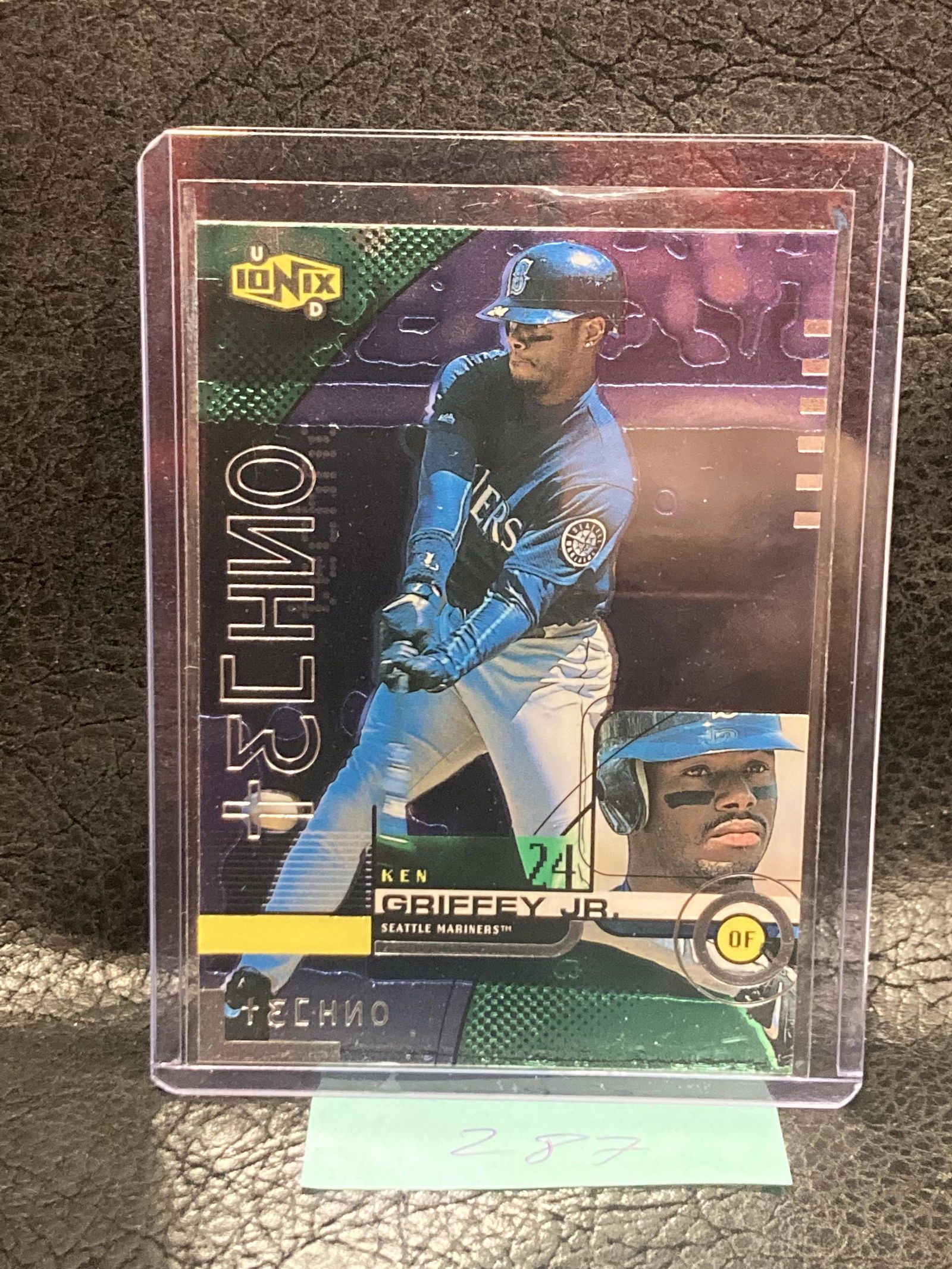 Ken Griffey Jr 1999 Upper Deck Ionix Techno #R86 Seattle Mariners (1 of 2)