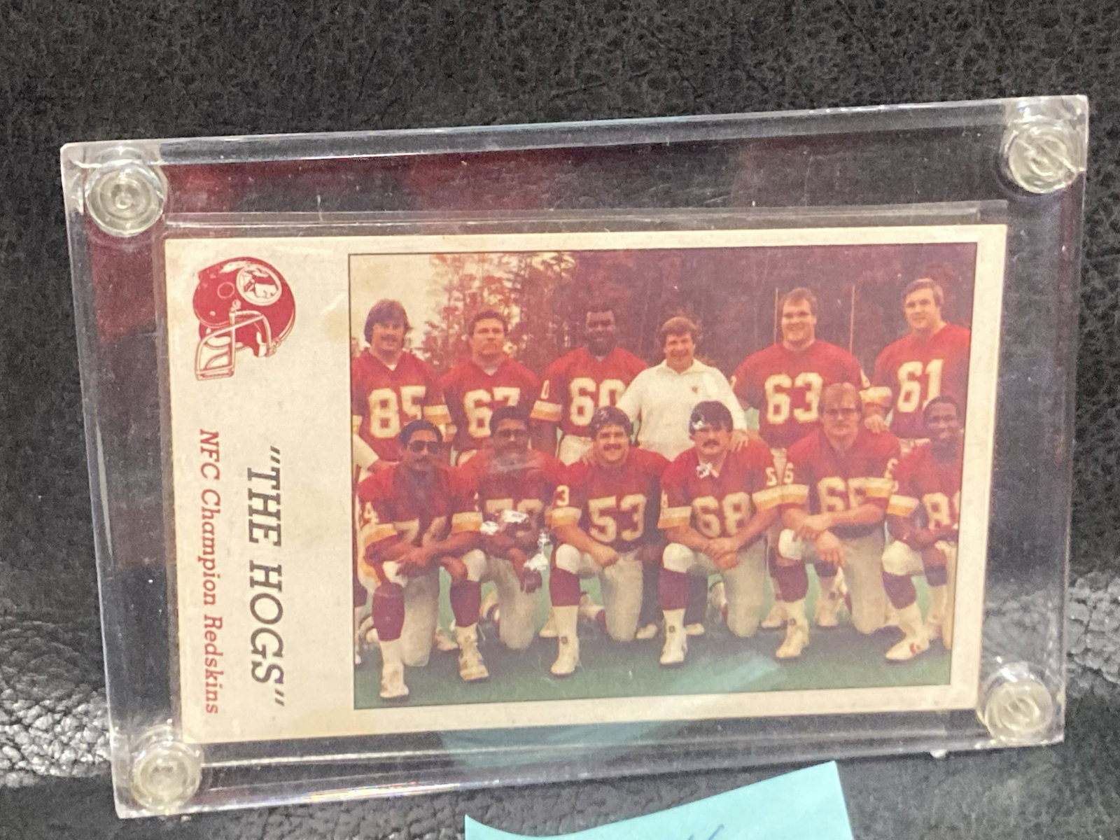 The Hogs Nfc Champions Redskins Team Card 1984: The Hogs Nfc Champions Redskins Team Card 1984