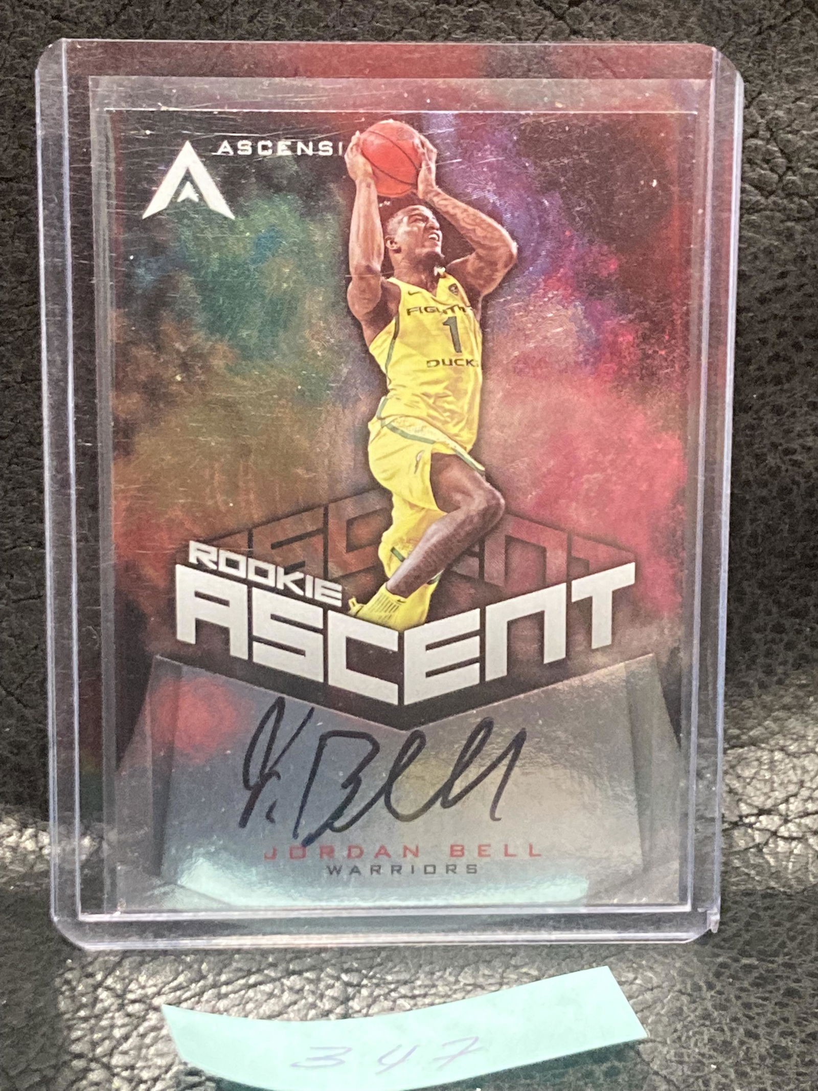 Jordan Bell 2017-18 Panini Ascension Rookie Ascent /299 #ASC-JOR Lakers Rookie Auto Rc (1 of 2)