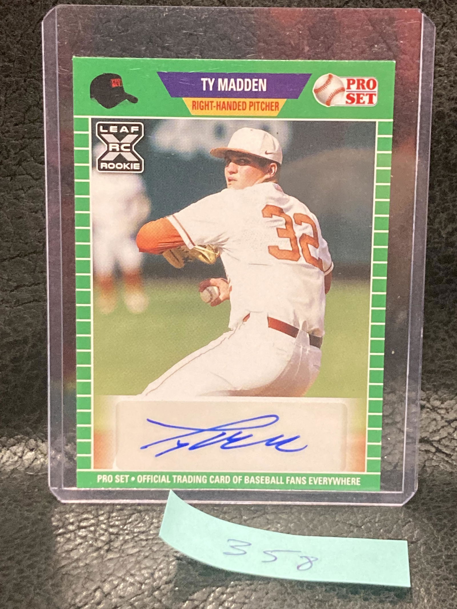 Ty Madden Auto Rc 2021 Leaf Pro Set Xrc Prospect Tigers (1 of 2)