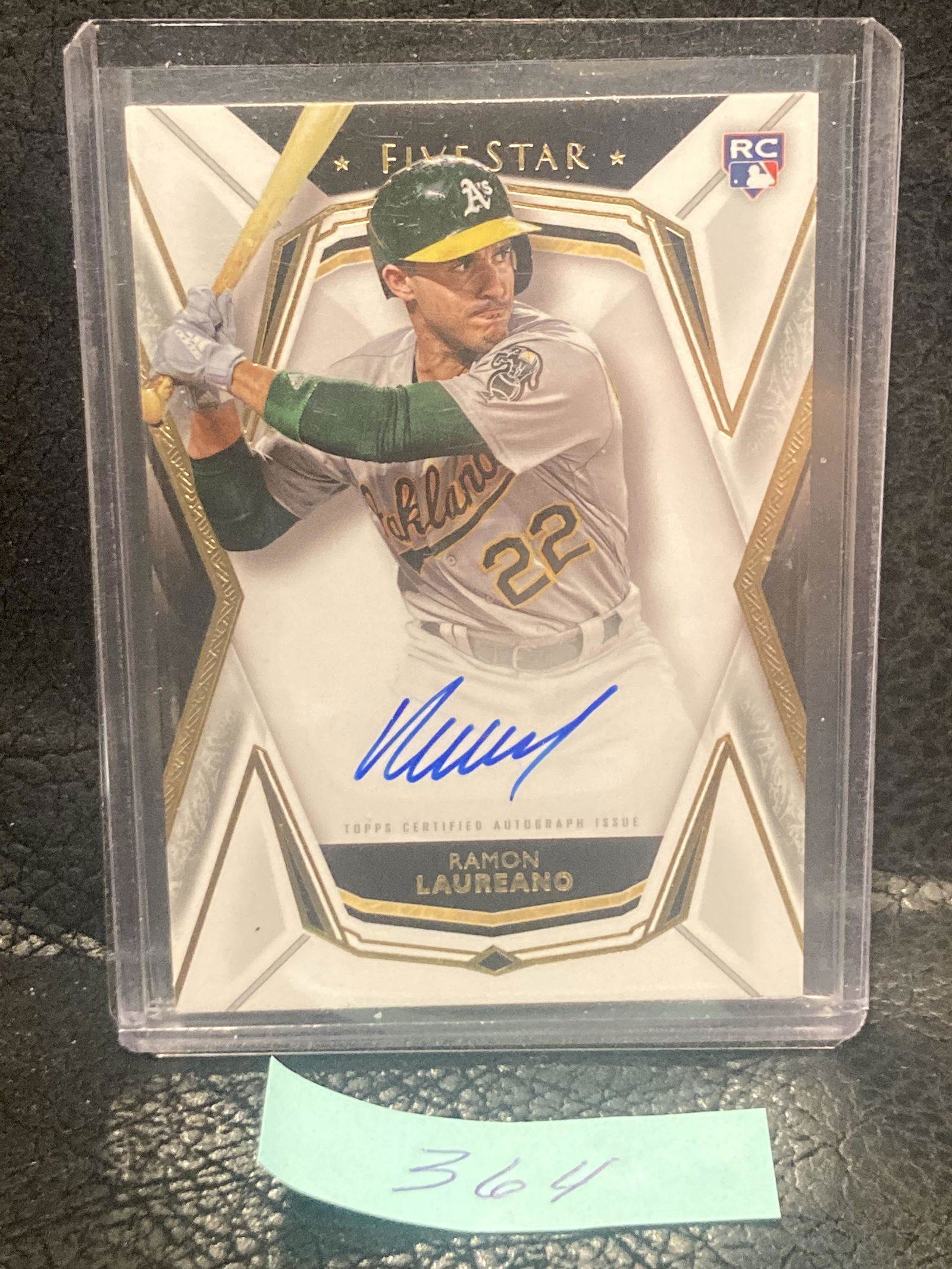 Ramon Laureano 2020 Topps Five Star Auto #FSA-RL Auto (1 of 2)
