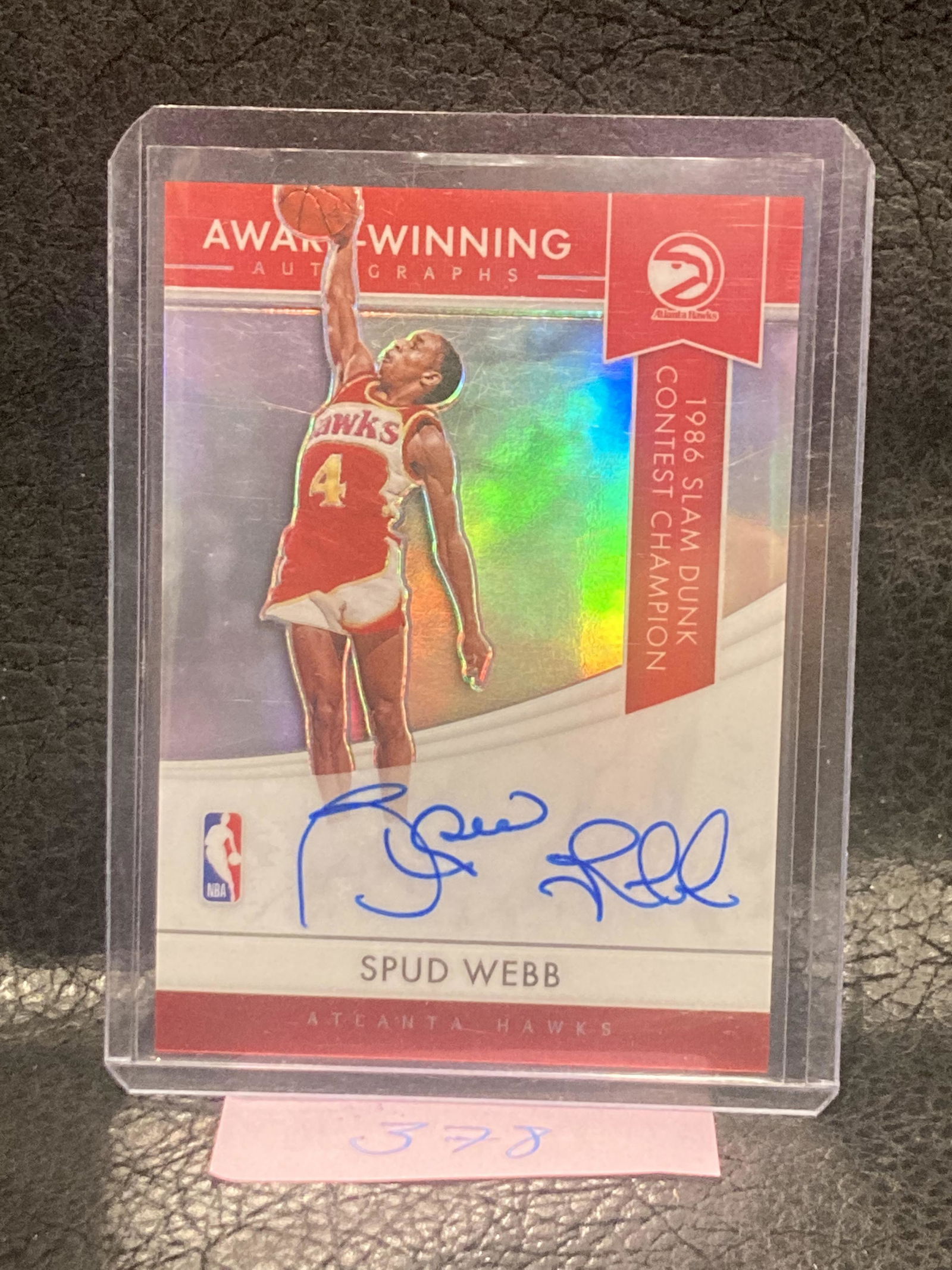 Spud Webb 2021-22 Panini Origin Award Winning Auto Alanta Hawks (1 of 2)