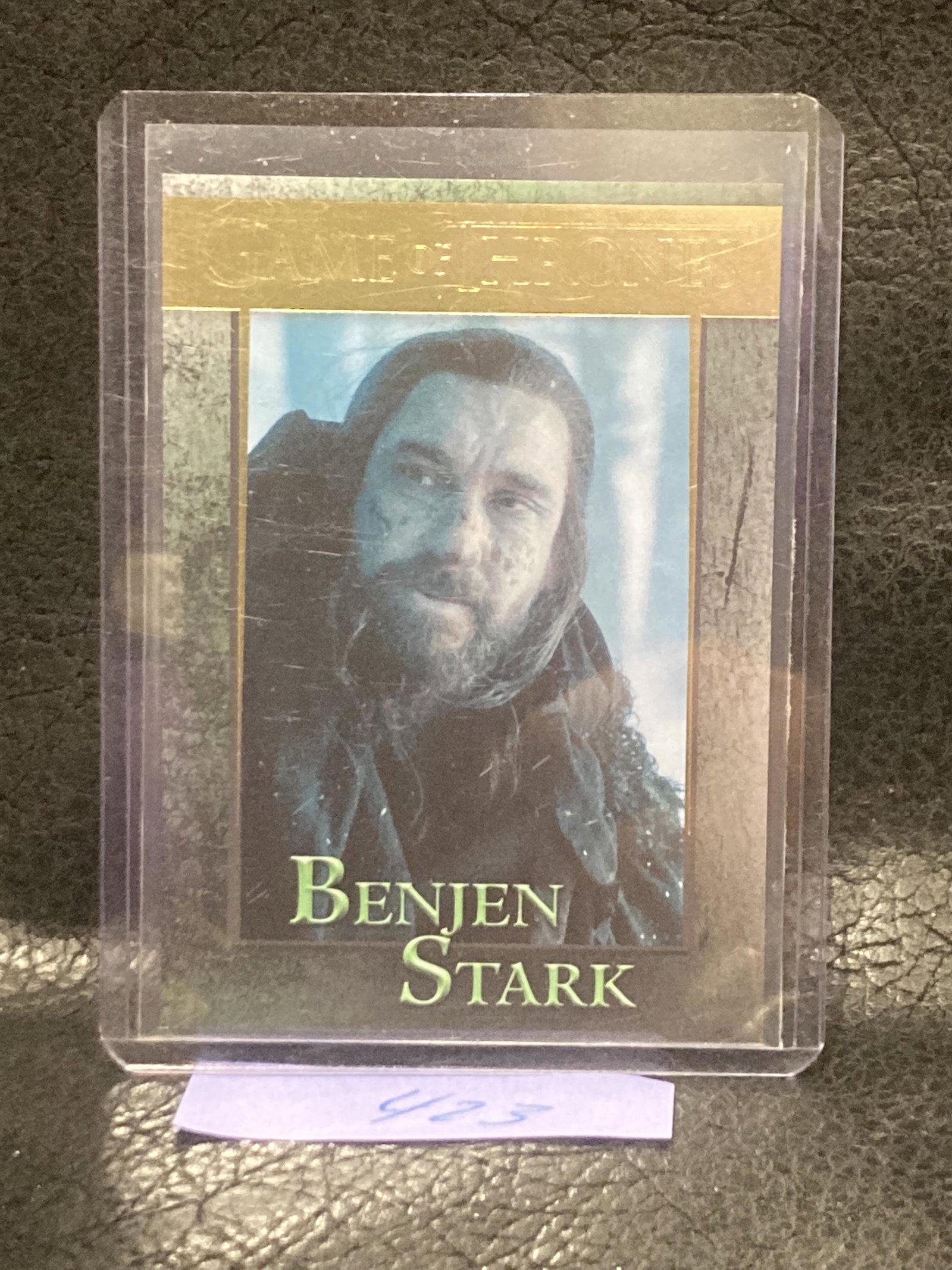 Benjen Stark 2017 Game Of Thrones Season 6 Gold Foil #94 Serial #/150: Benjen Stark 2017 Game Of Thrones Season 6 Gold Foil #94 Serial #/150