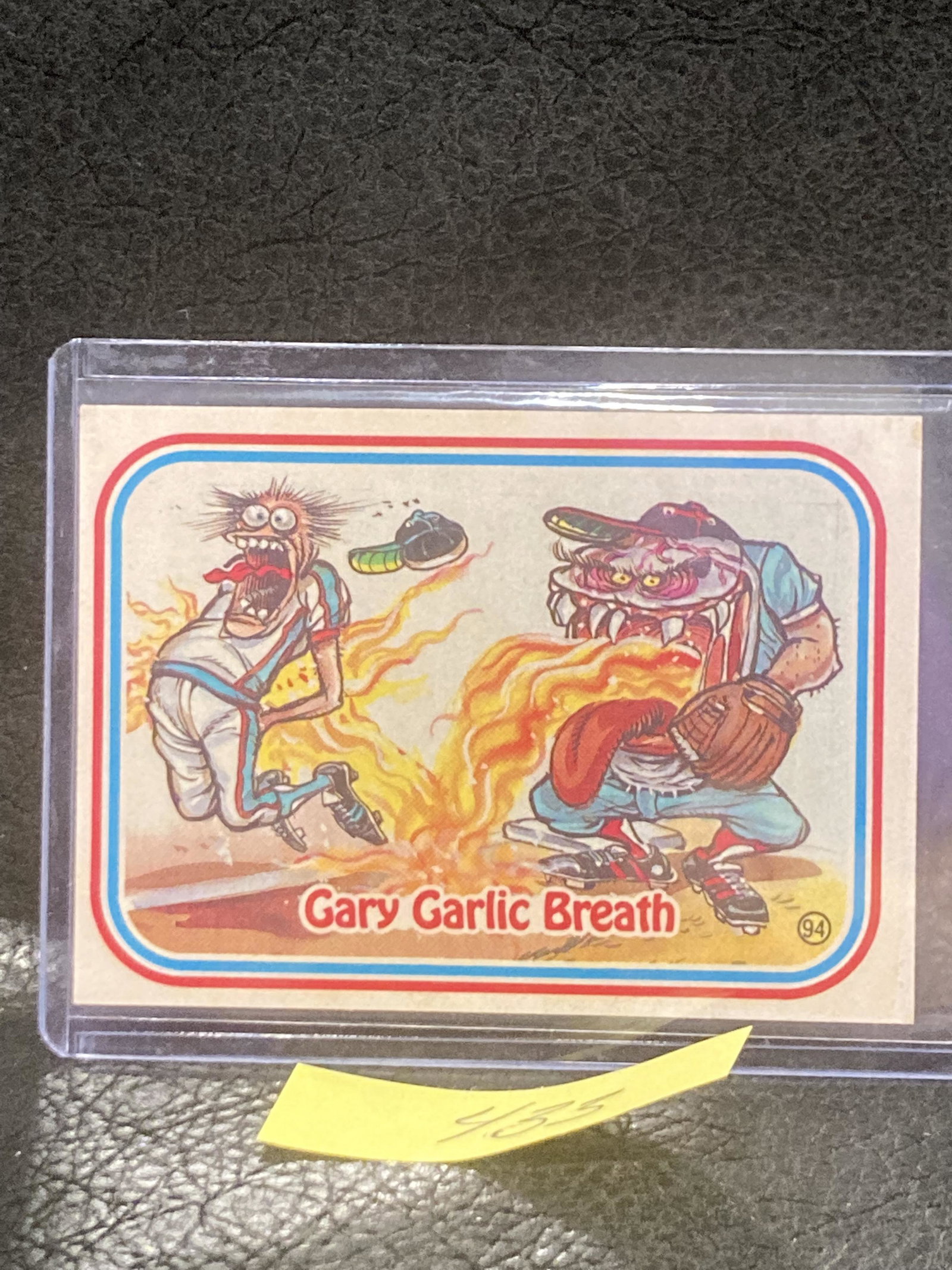 Gary Garlic Breath 1988 Donruss Awesome! All-Stars #94: Gary Garlic Breath 1988 Donruss Awesome! All-Stars #94