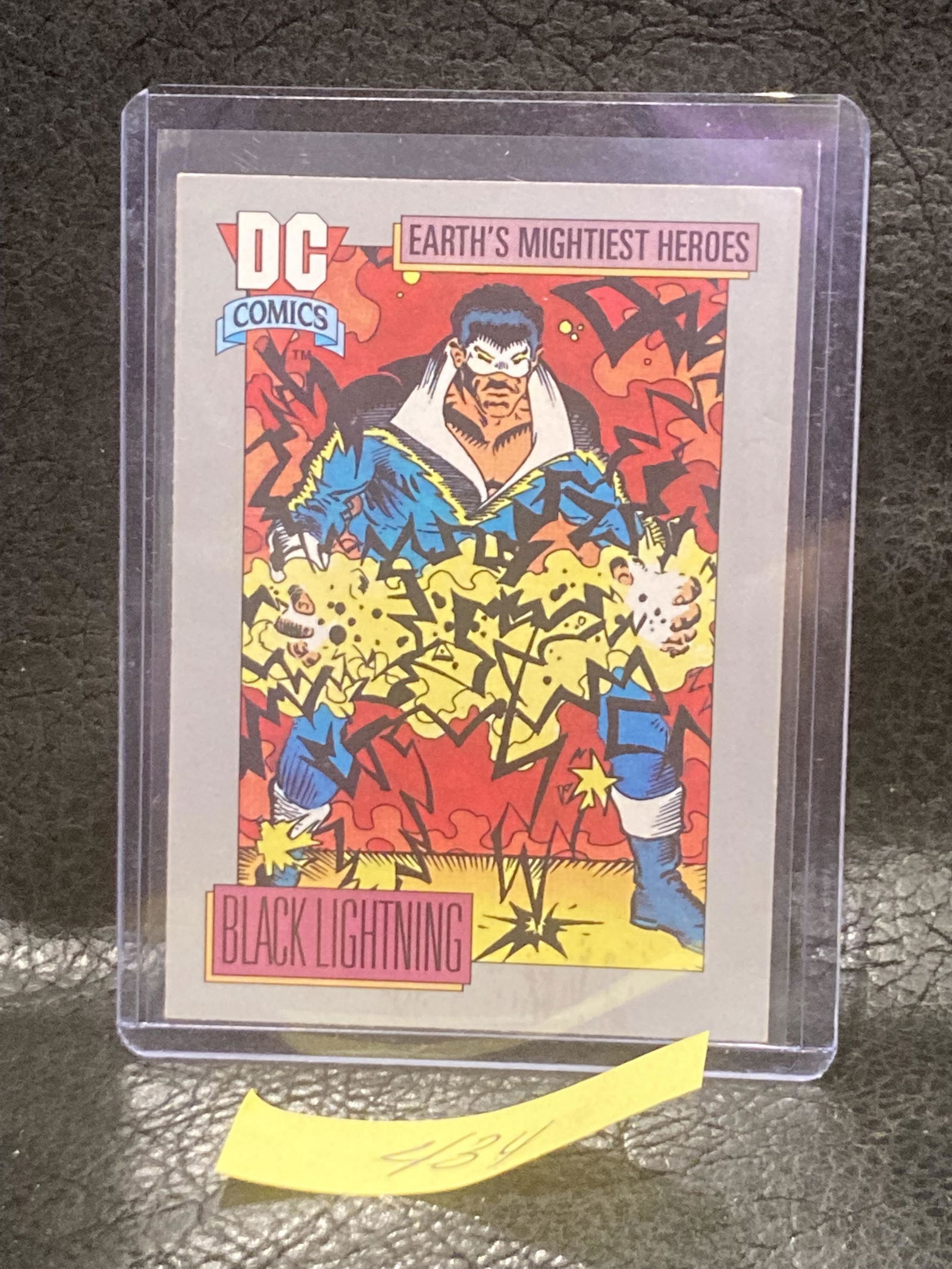 Black Lightning 1991 Dc Comics Super Heroes Trading Card Impel Series 1 #35 (1 of 2)