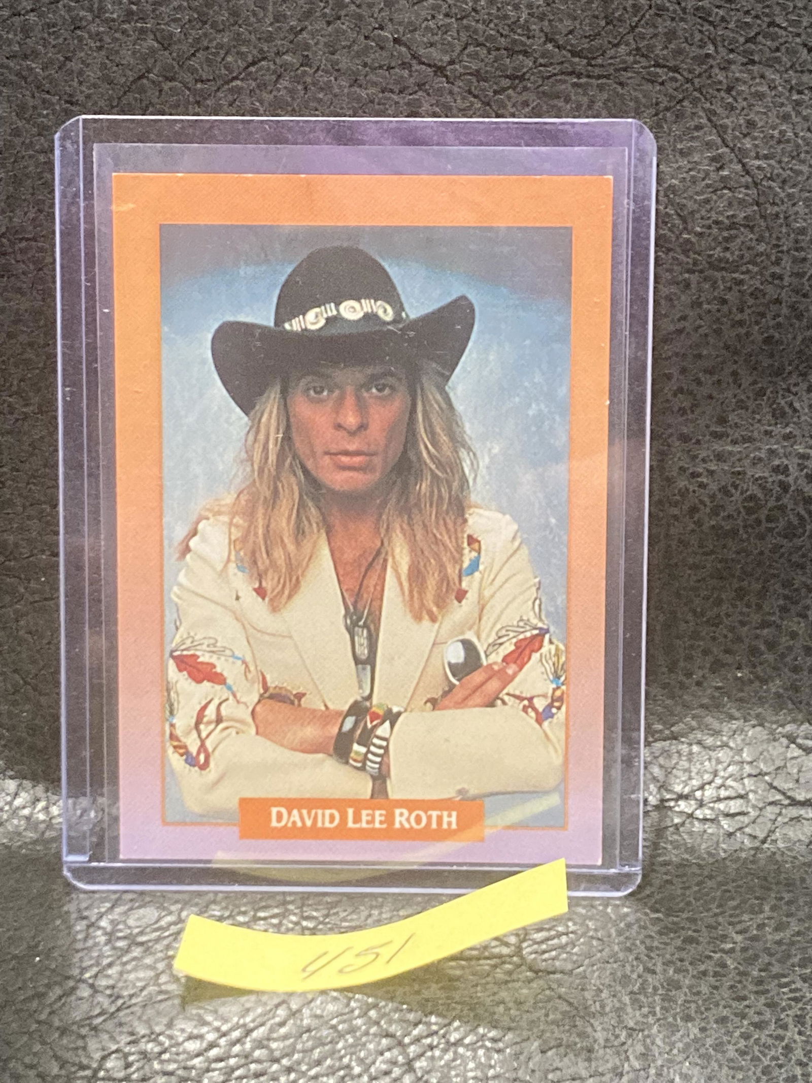 David Lee Roth From 1991 Brockum Rock Card #220 (1 of 2)