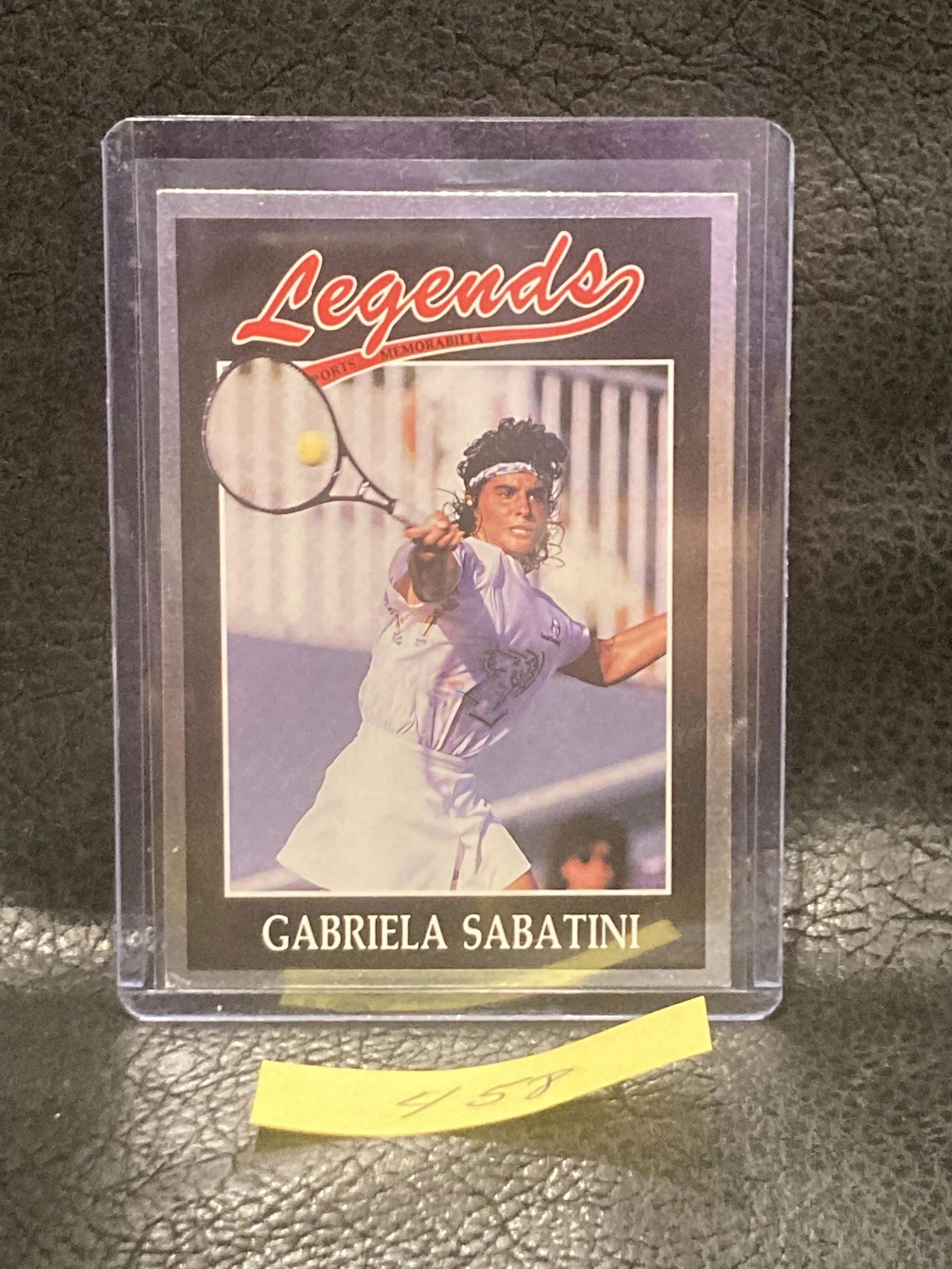 Gabriela Sabatini 1991 Sport Legends Magazine Tennis Silver Foil Card (1 of 2)
