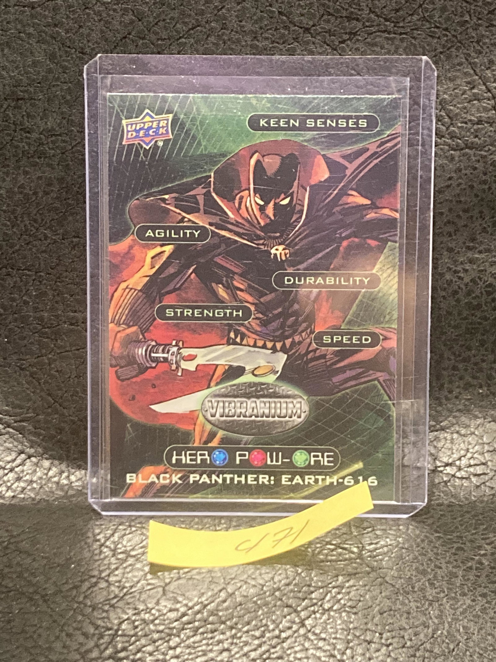 2015 Upper Deck Marvel Vibranium Hero Pow-Ore Hp8 Black Panther: 2015 Upper Deck Marvel Vibranium Hero Pow-Ore Hp8 Black Panther
