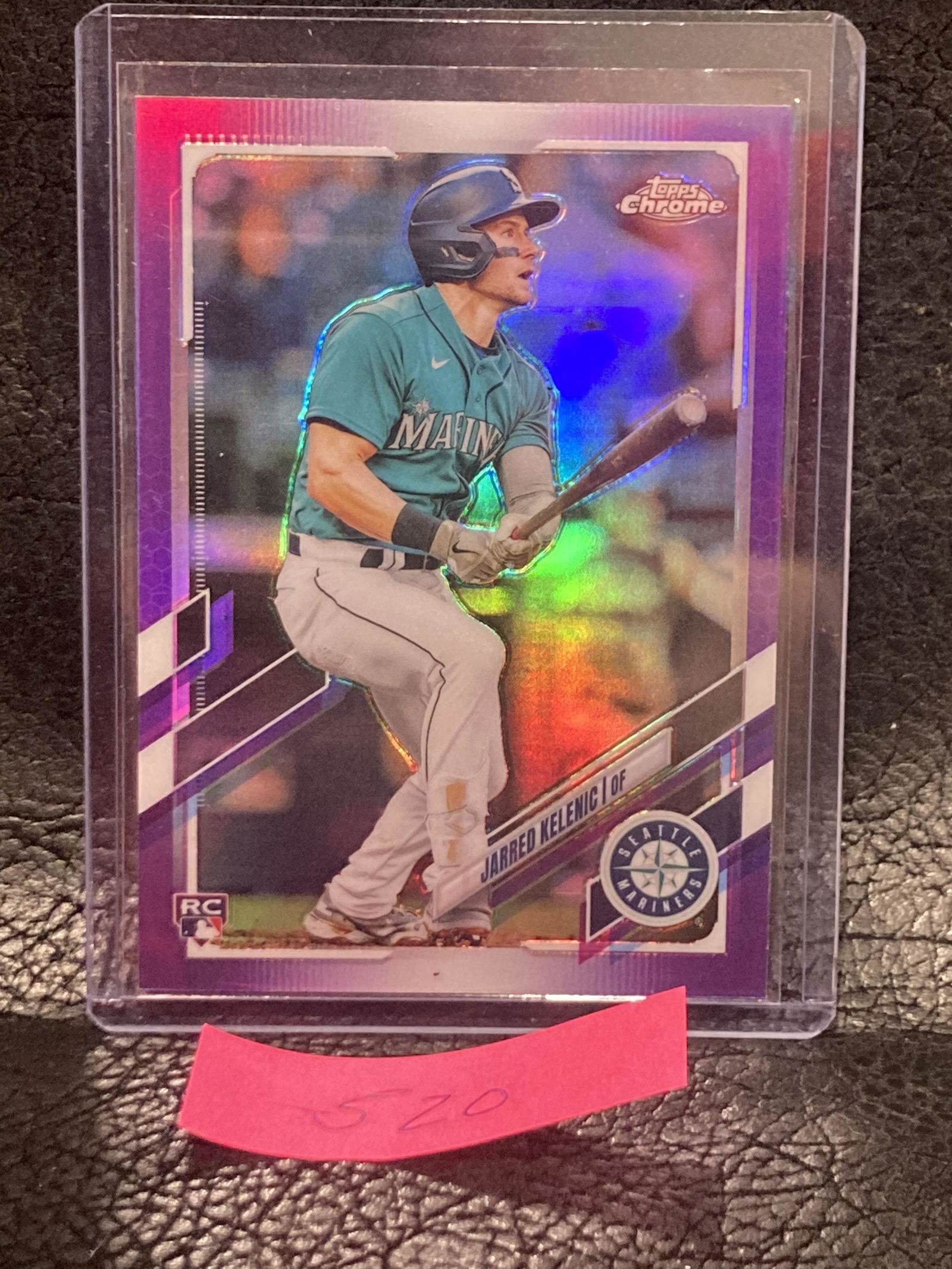 Jared Kelenic Rc 2021 Topps Chrome Update Rookie Debut Purple Parallel #USC2 Mlb (1 of 2)