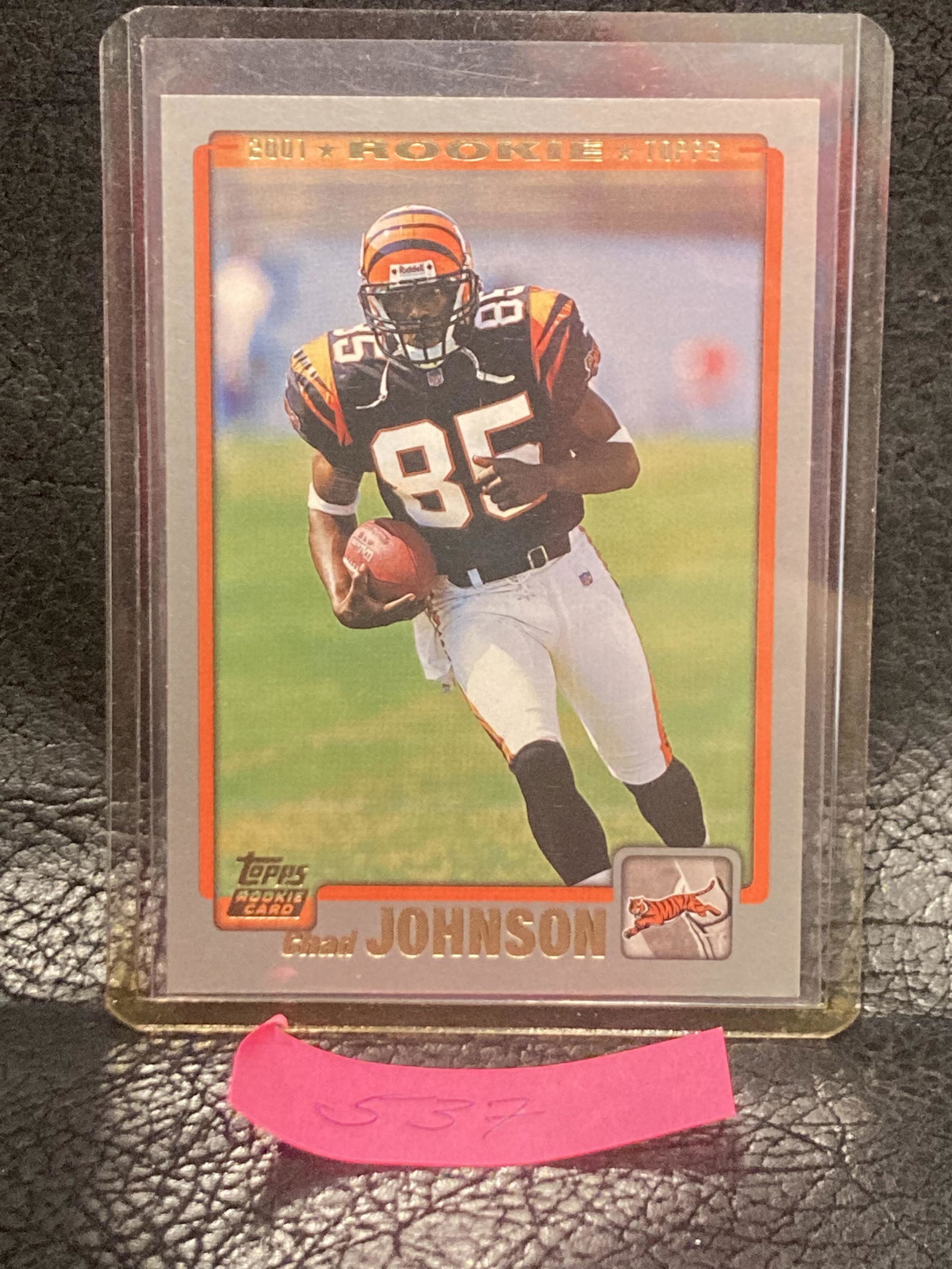 Chad Johnson 2001 Topps Rookie Card Bengals #340 (1 of 2)