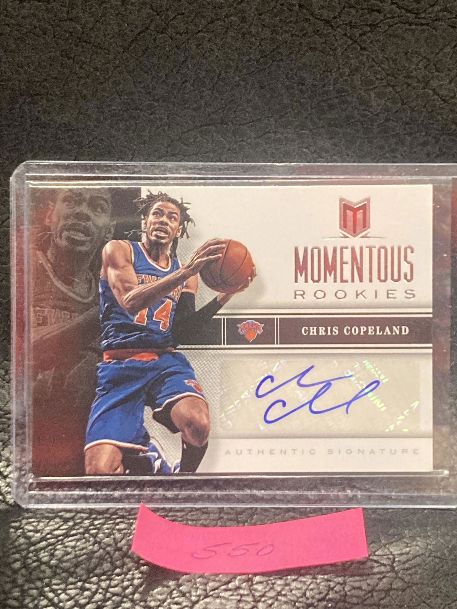 Chris Copeland 2012-13 Momentum Momentous Rookie #54 Auto Knicks (1 of 2)