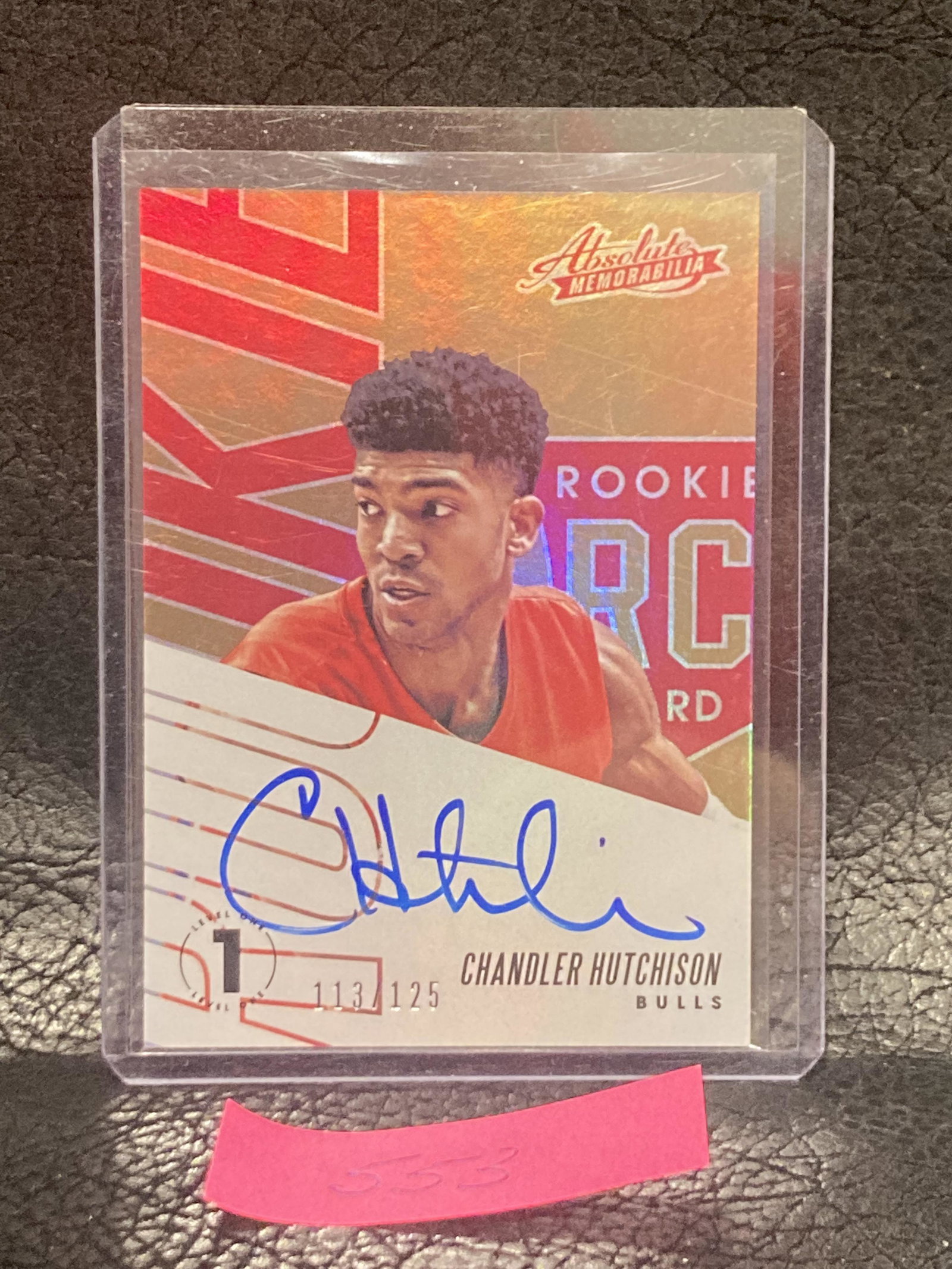 Chandler Hutchison 2018 Panini Absolute Memorabilia /125 Bulls #RA-CHS Rookie Auto Rc: Chandler Hutchison 2018 Panini Absolute Memorabilia /125 Bulls #RA-CHS Rookie Auto Rc