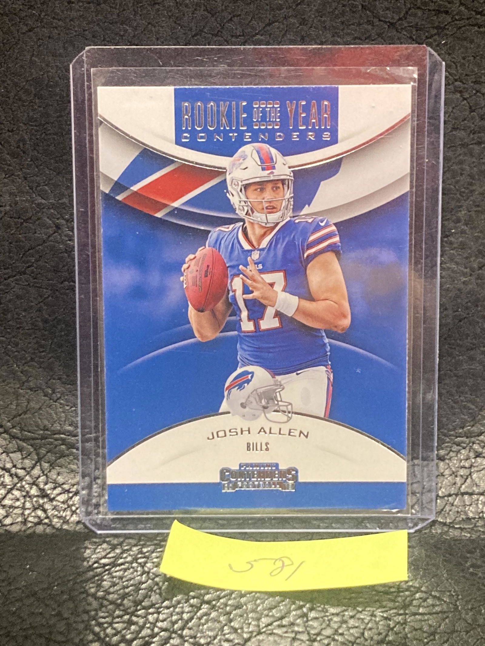 Josh Allen 2018 Panini Contenders Rookie Of The Year #RYA-JA Buffalo Bills Rc (1 of 2)
