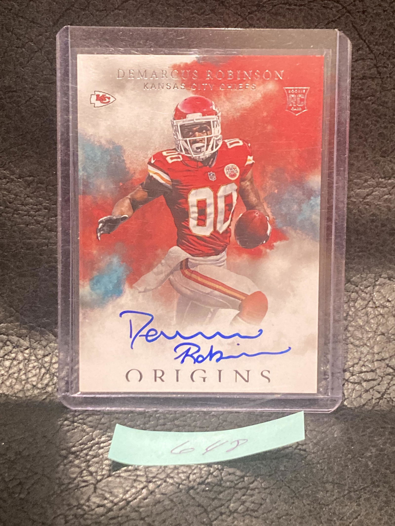 Demarcus Robinson Chiefs Signed 2016 Origins Autograph Sp Rc On Card Auto (1 of 2)