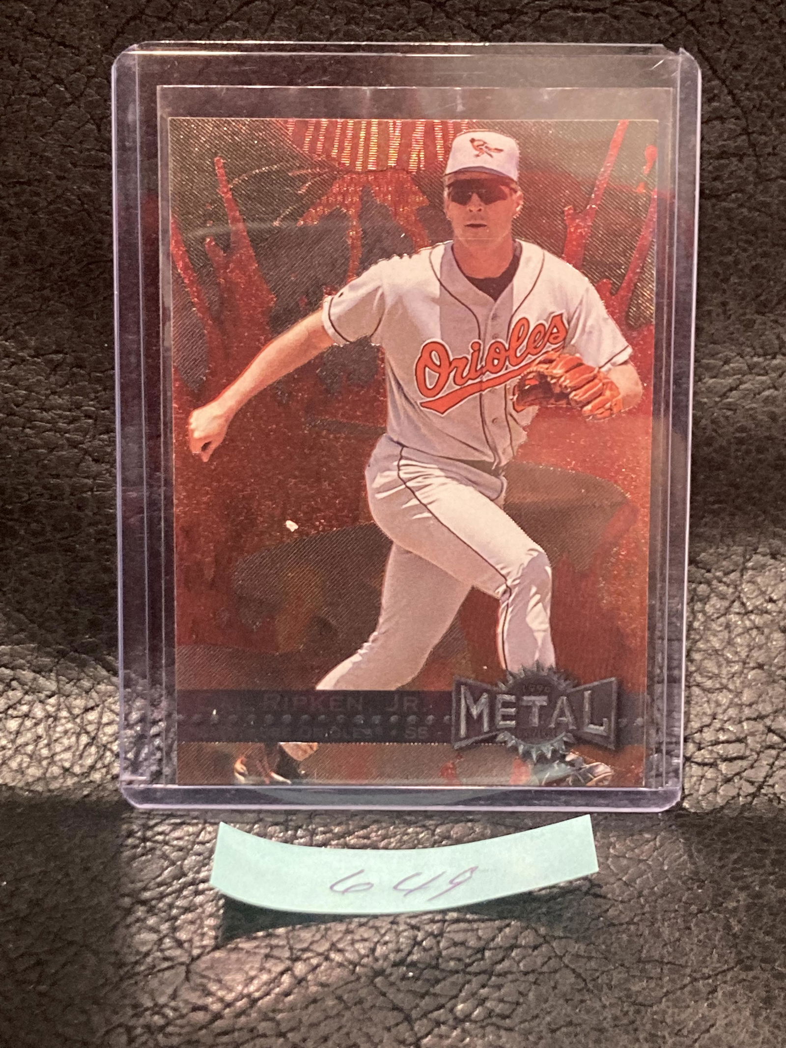 1996 Feel Metal  Cal Ripken Jr. #9 Baltimore Orioles Baseball Card (1 of 2)