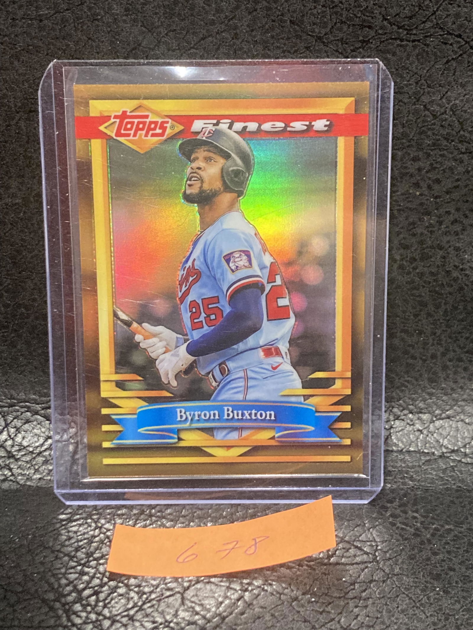Byron Buxton 2021 Topps Finest Flashbacks #/50 #122 Minnesota Twins (1 of 2)