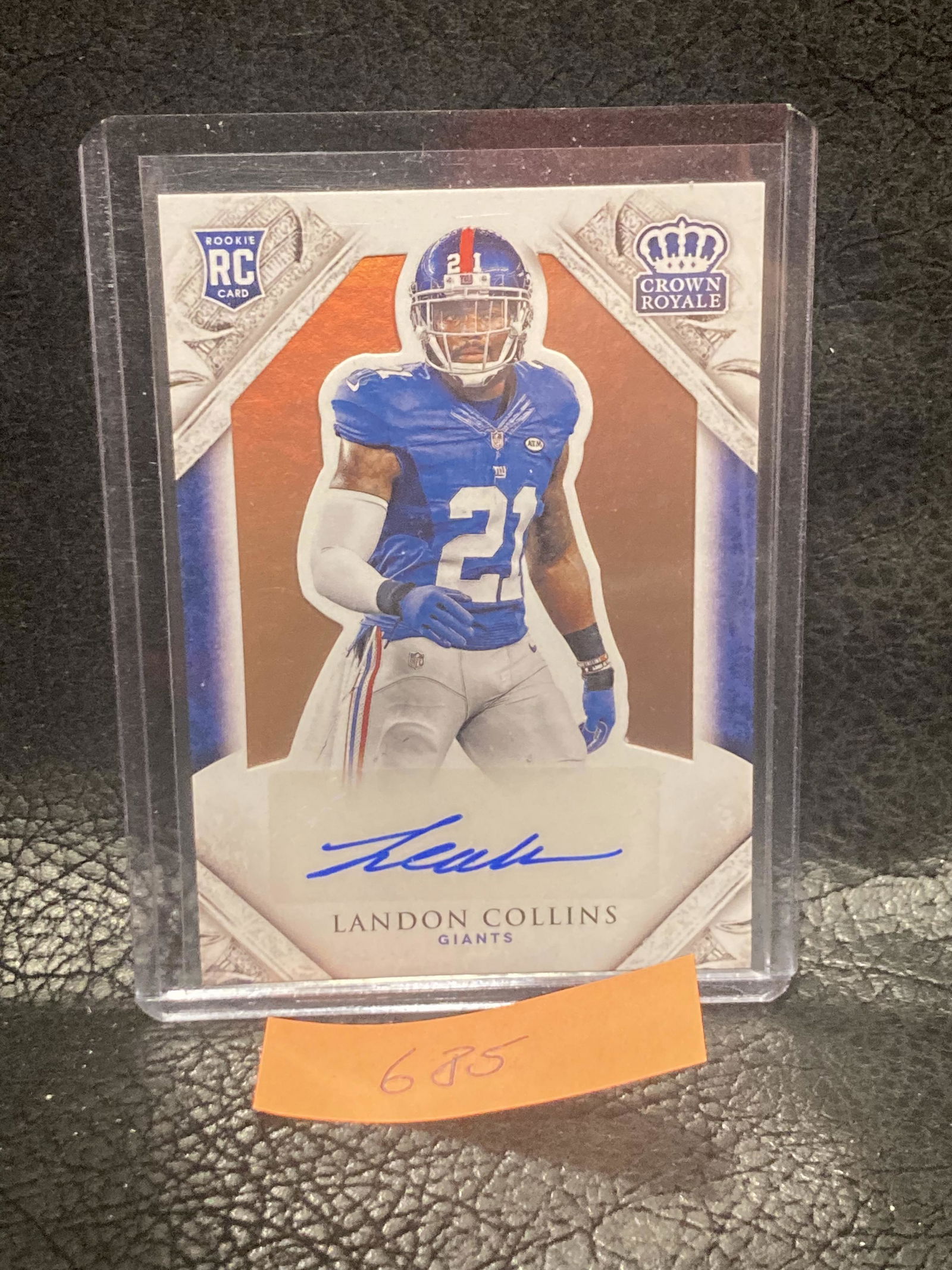 Landon Collins 2015 Crown Royale Bronze Auto #154 Rookie #/199 Giants (1 of 2)