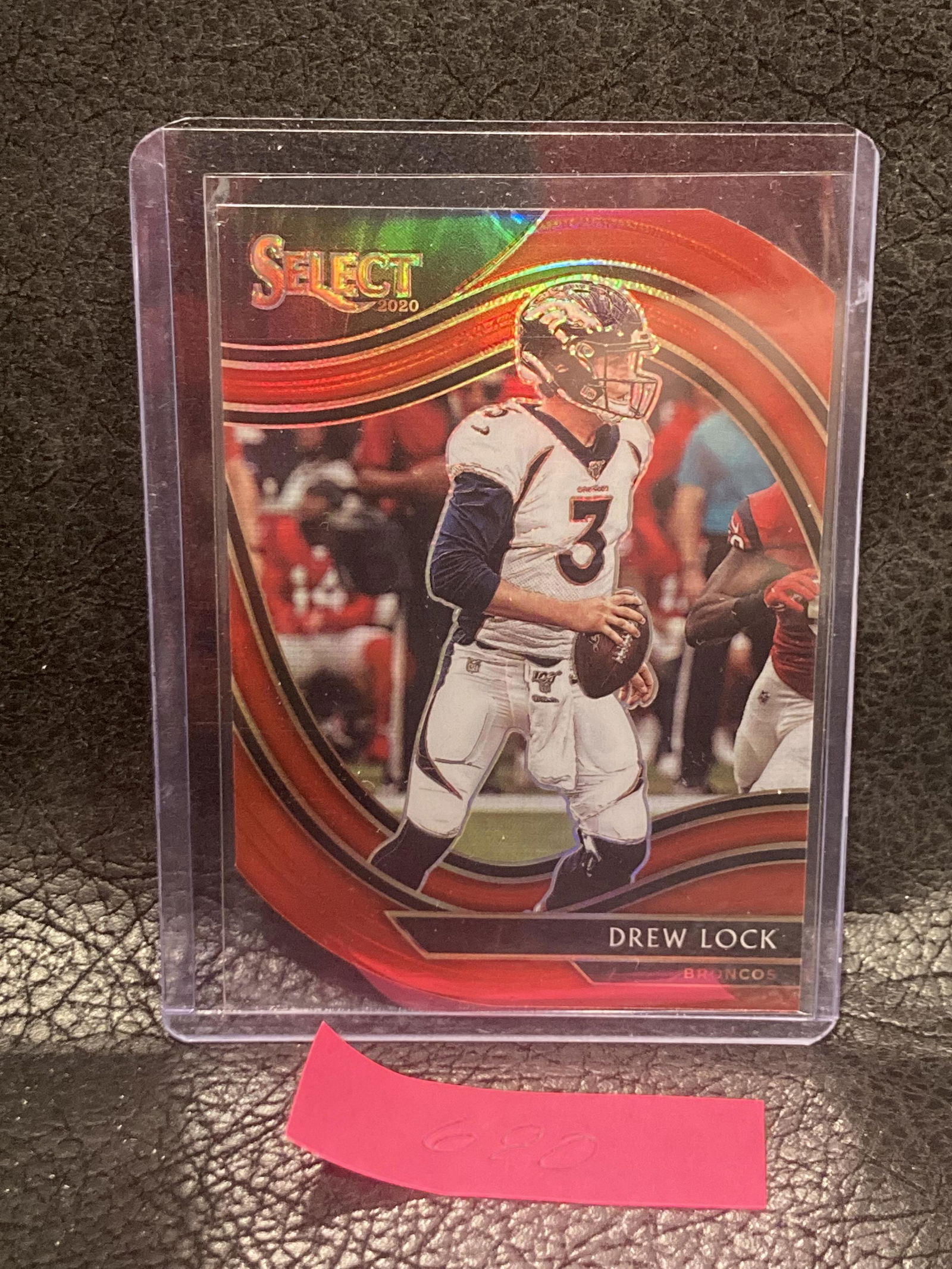 Drew Lock 2020 Panini Select Red Prizm Field Level Cared #327 (1 of 2)