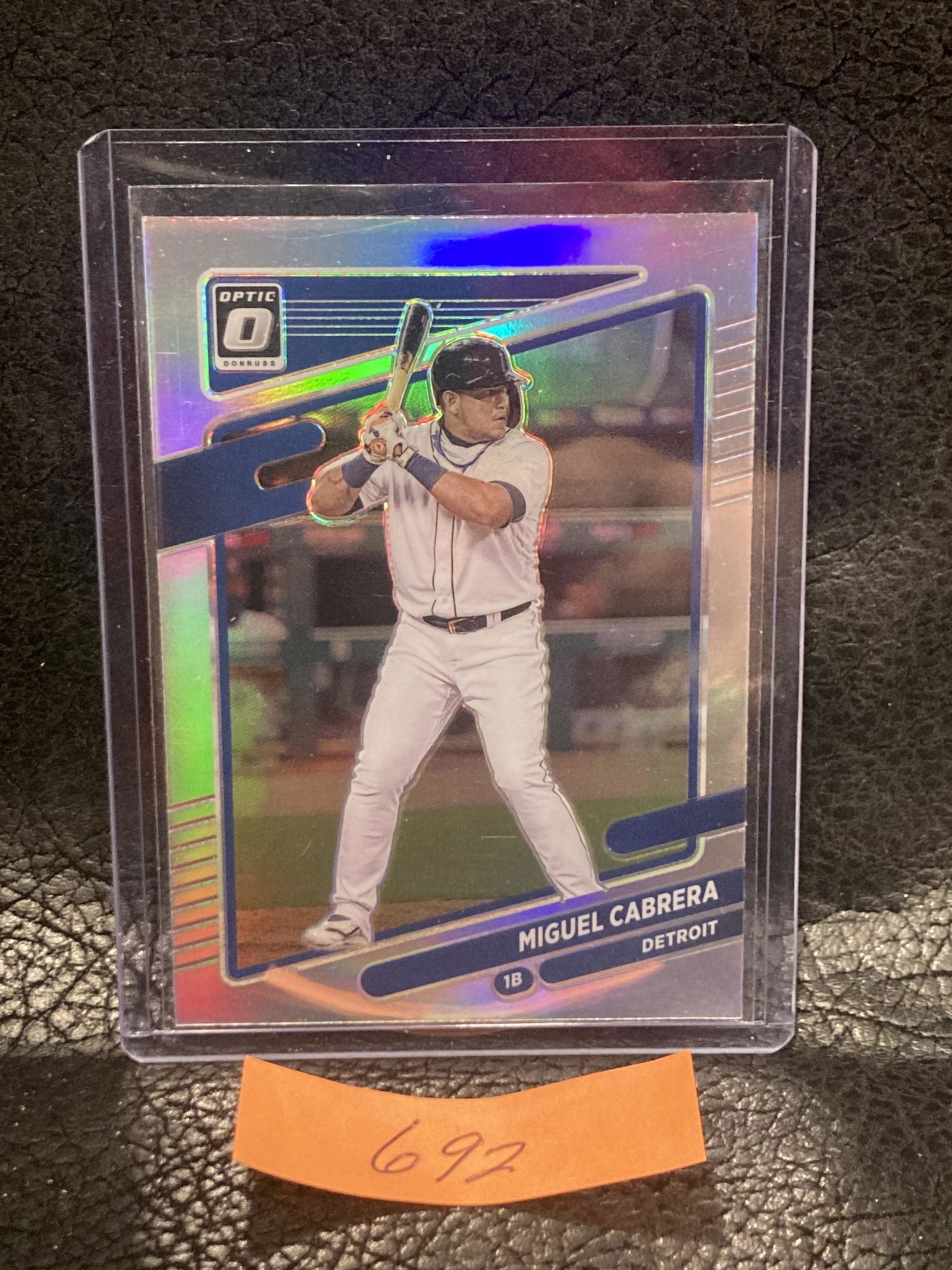 Miguel Cabrera 2021 Donruss Optic Silver Prizm #171 Detroit Tigers (1 of 2)
