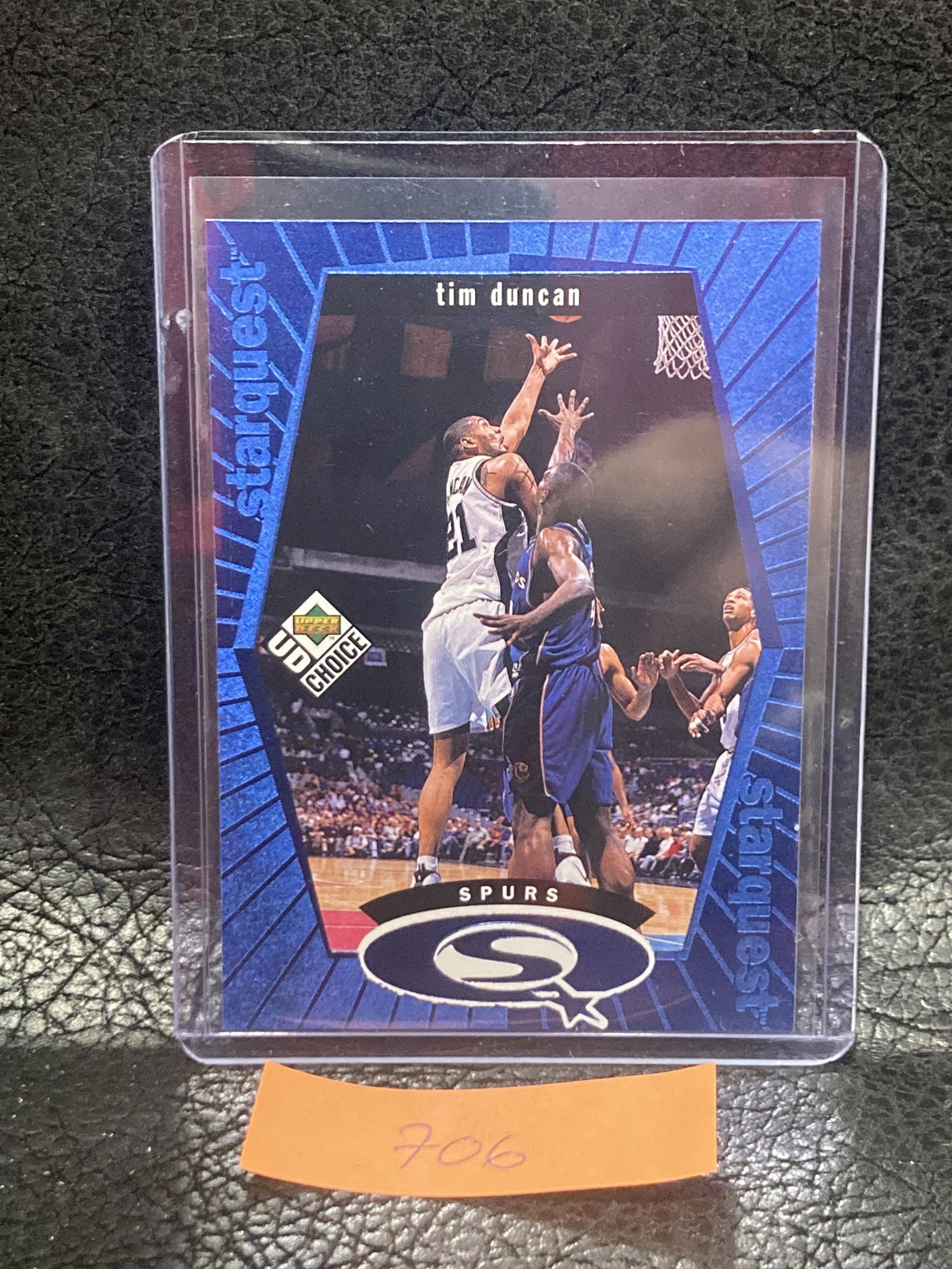 Tim Ducan 1998-99 Upper Deck Ud Choice Starquest Blue Spurs (1 of 2)