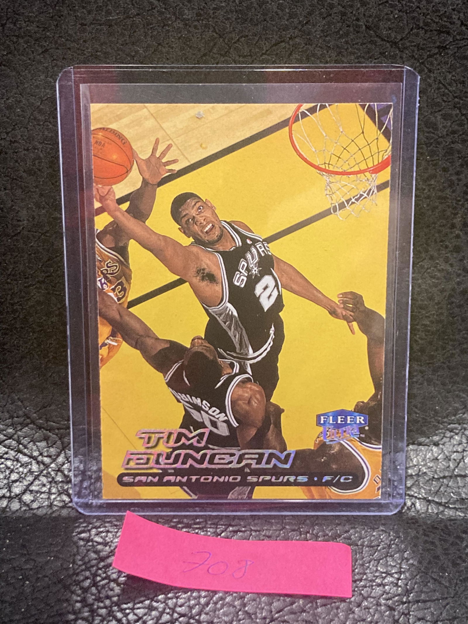 Tim Duncan 1999-00 Fleer Ultra Card #80 San Antonio Spurs Nba Hof (1 of 2)