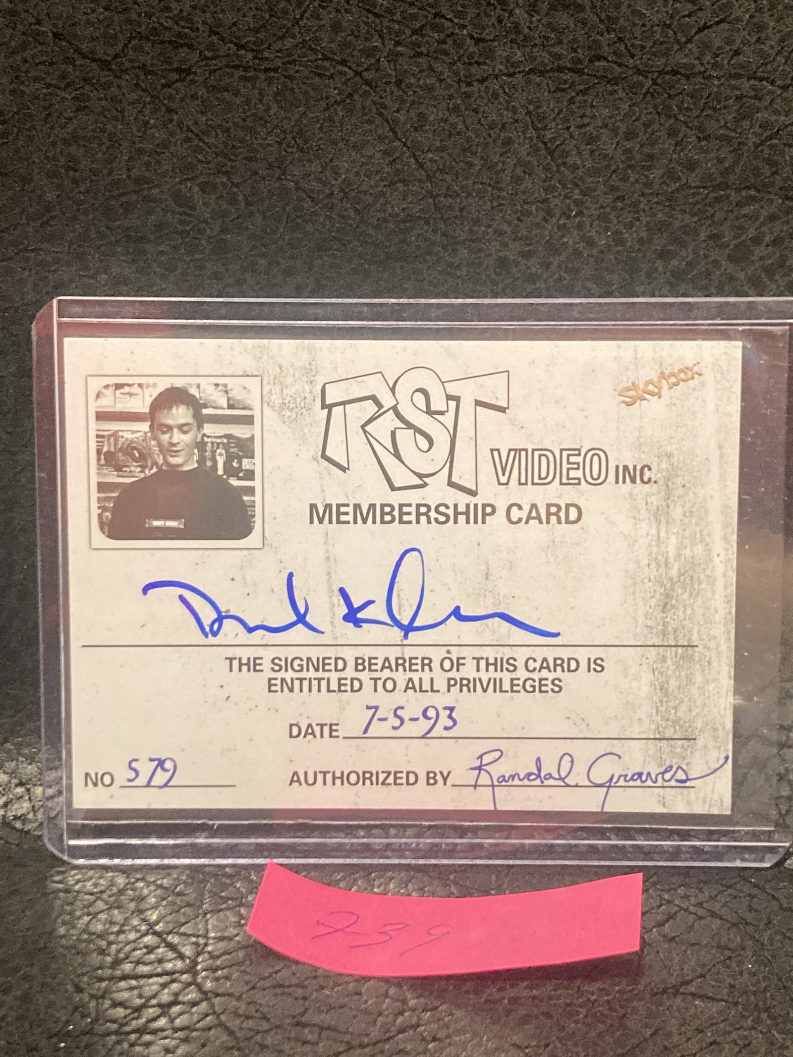 Clerks Upper Deck 2017 Autograph Card A-Dk David Klein Auto (1 of 2)