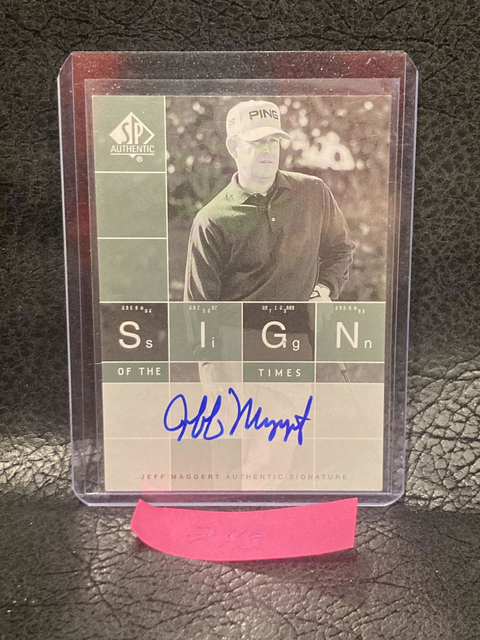 Jeff Maggert 2002 Sp Authentic Sign Of The Times #JM Autograph Pga Golf (1 of 2)