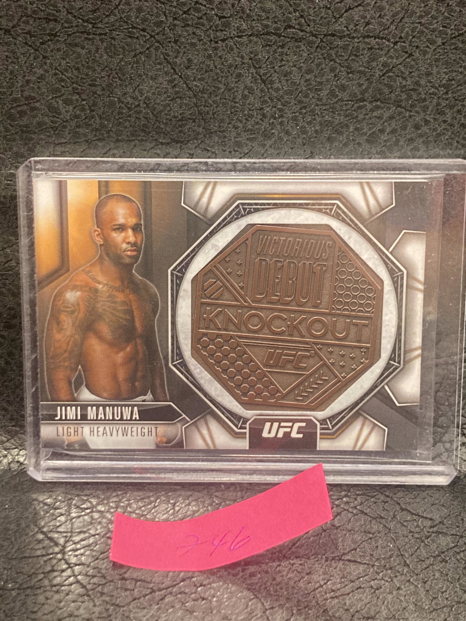 Jimi Manuwa 2015 Topps Ufc Chronicles Victorious Debut Medallions #MED-14: Jimi Manuwa 2015 Topps Ufc Chronicles Victorious Debut Medallions #MED-14