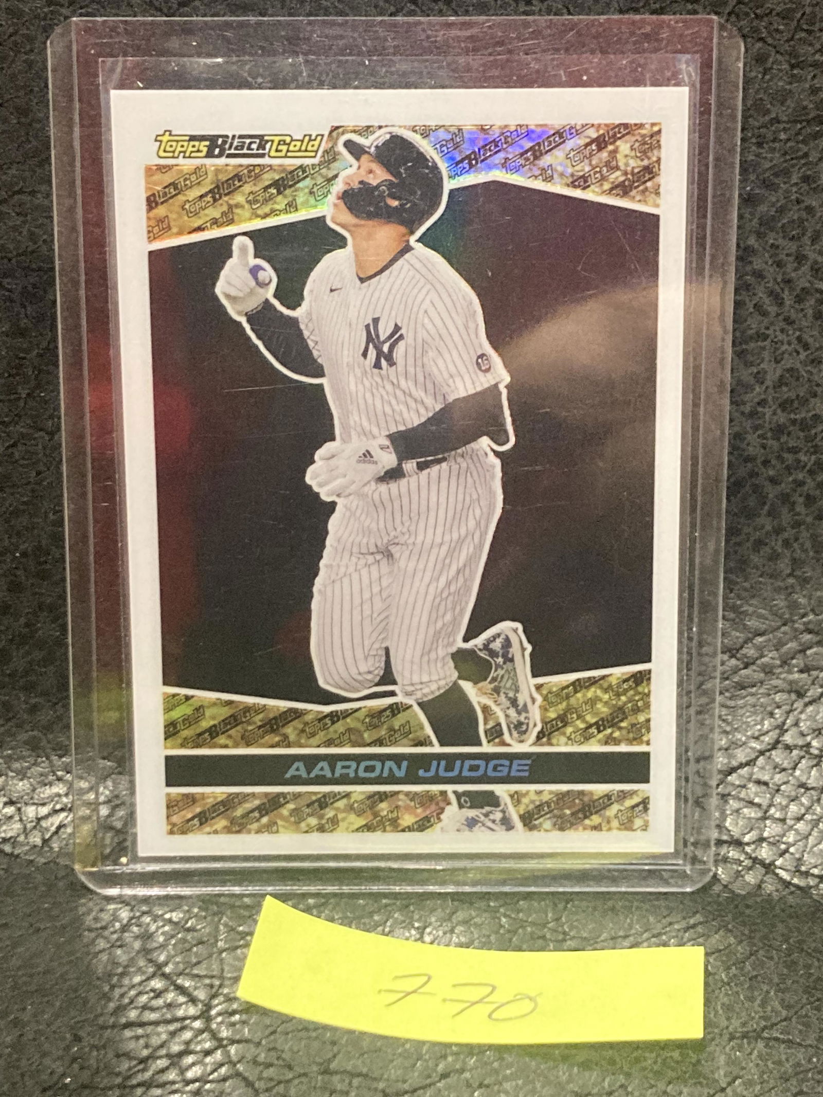 Aaron Judge 2021 Topps Chrome Update Black Gold Refractor Insert #BGC-10 Pwe (1 of 2)