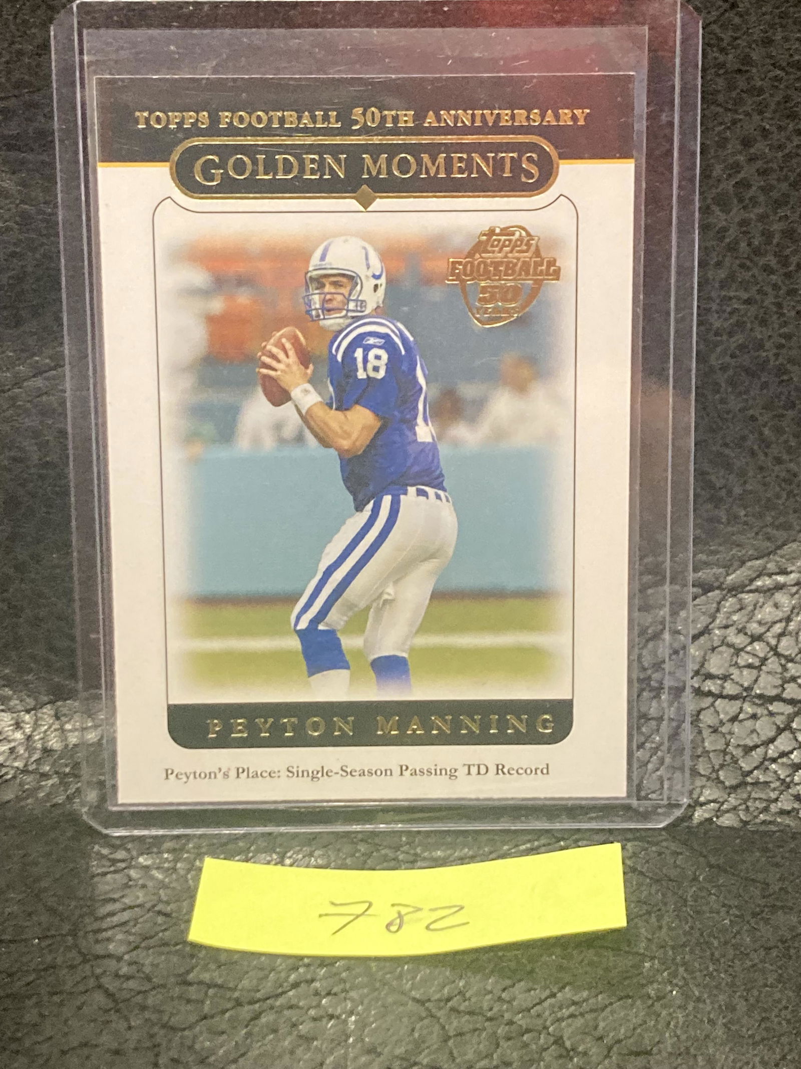 Peyton Manning 2005 Topps 50th Anniversary Golden Moments Indianapolis Colts 327 (1 of 2)