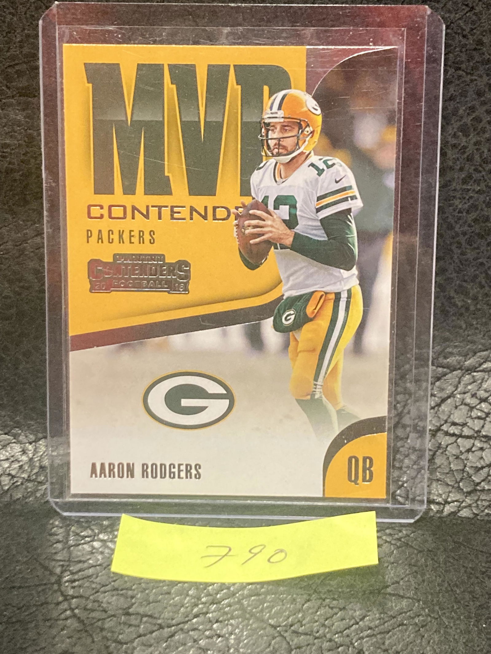 Aaron Rodgers 2018 Panini Contenders Mvp Contenders Insert #MVP1 Packers (1 of 2)