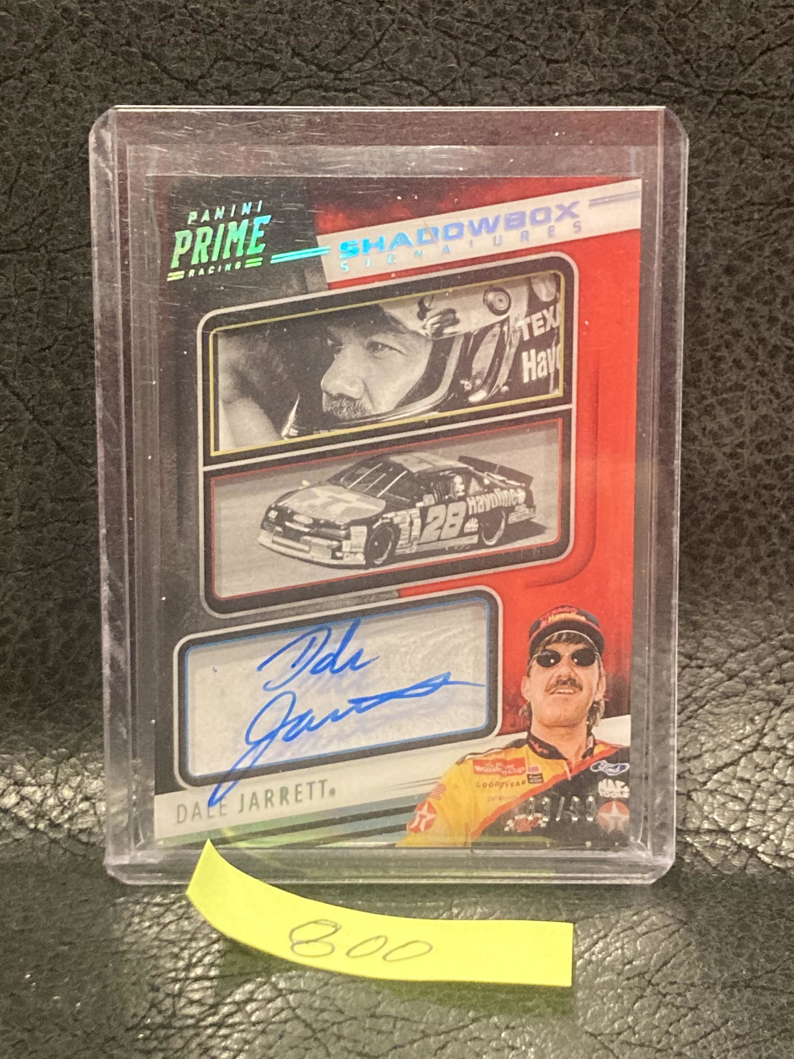 Dale Jarrett 2019 Panini Prime Racing Shadowbox Signatures Autograph (1 of 2)