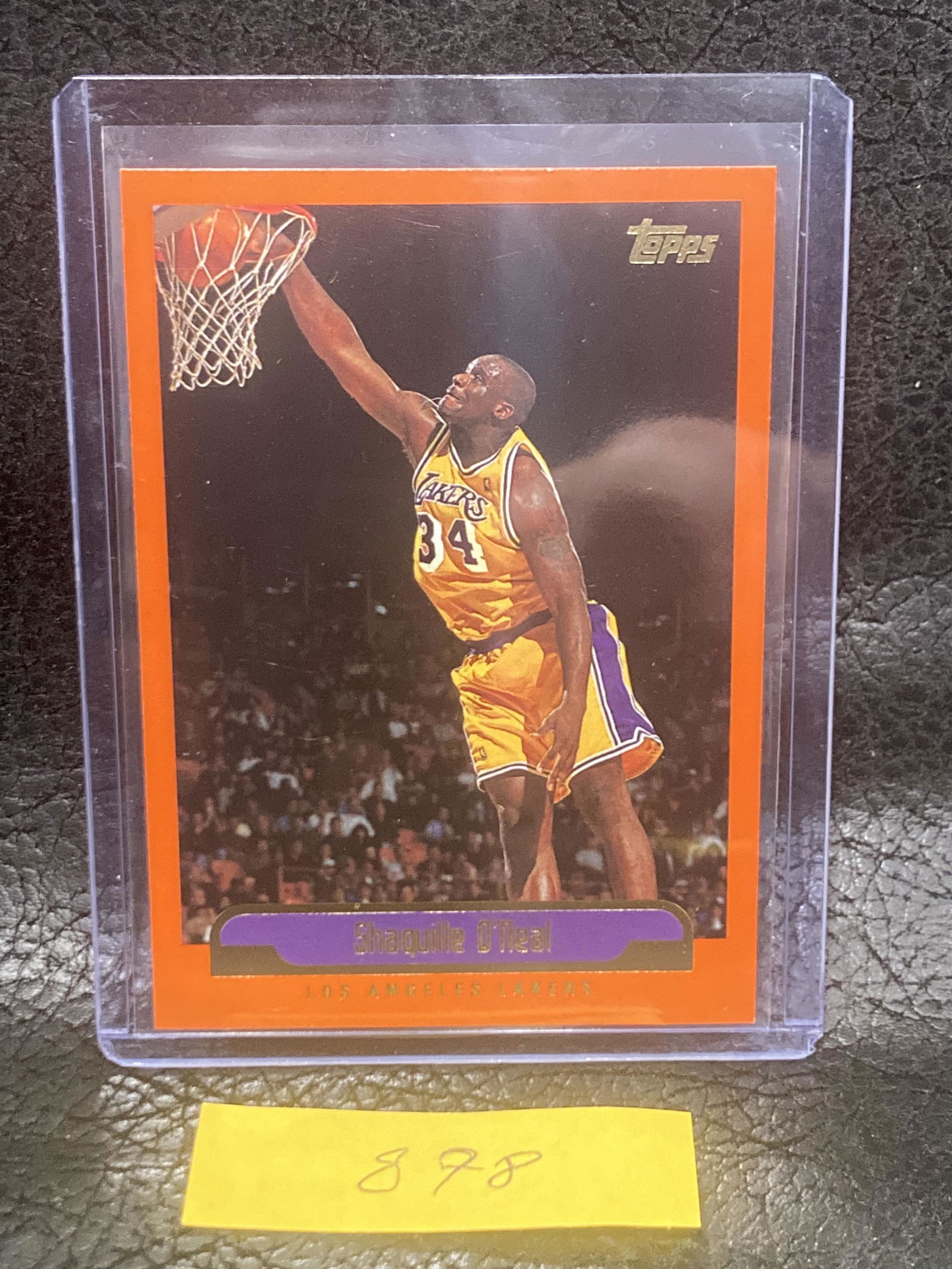 Shaquille Oneal 1999 Topps Nba #23 Orange Sp Insert Lakers (1 of 2)