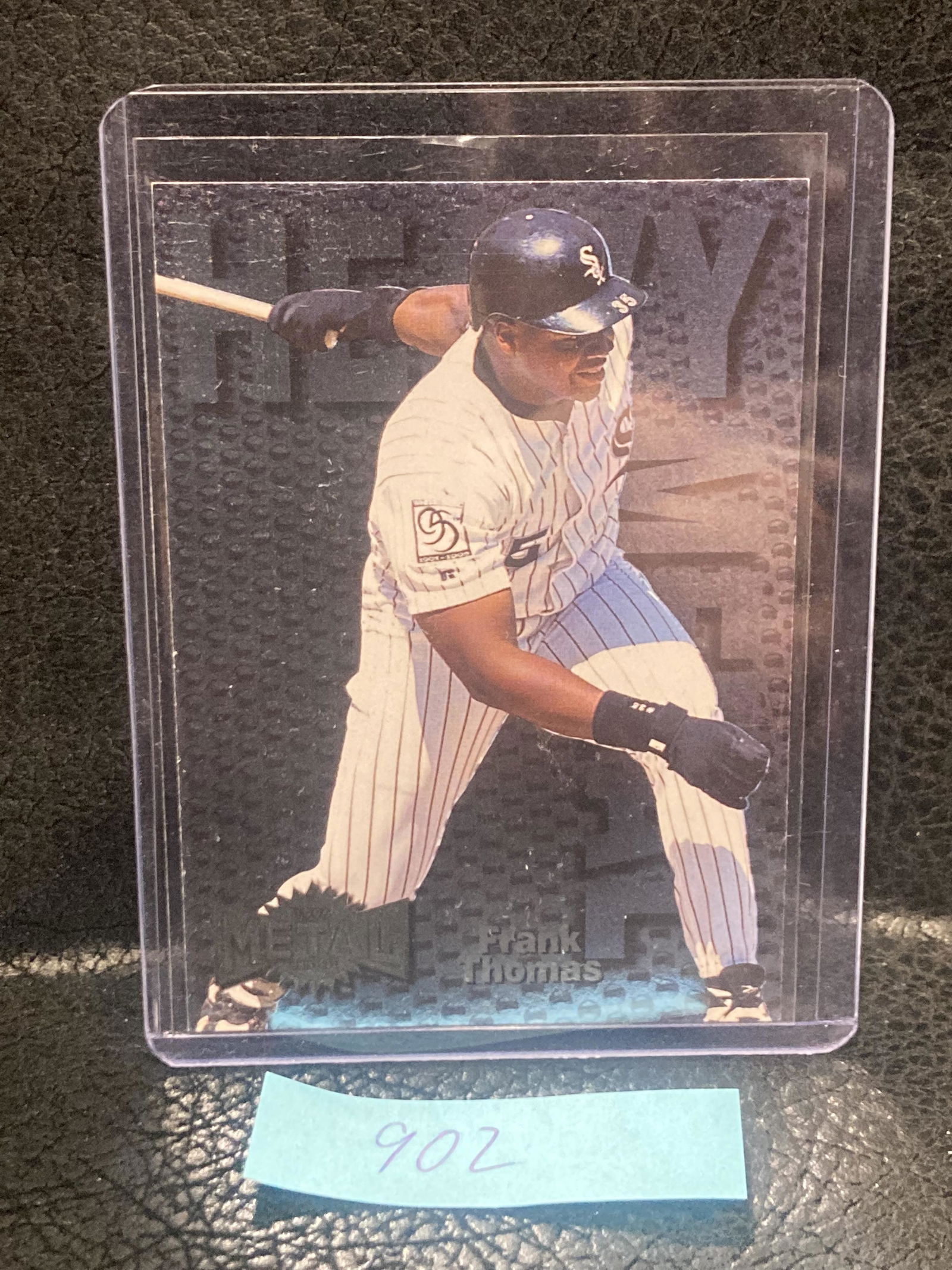 Frank Thomas 1996 Fleers Kybox Heavy Metal Mlb Card Chicago White Sox (1 of 2)