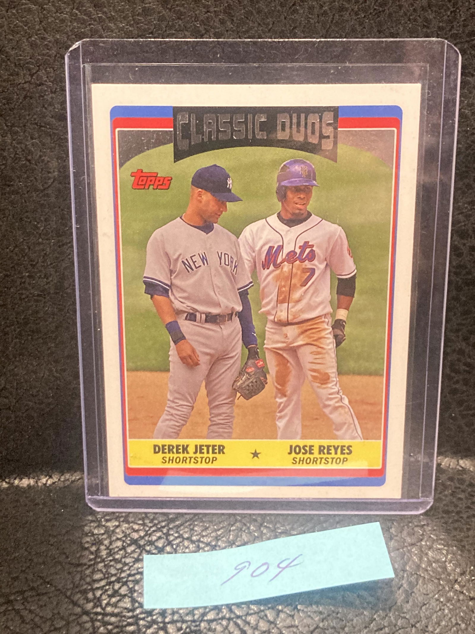 Derek Jeter Jose Reyes 2006 Topps Baseball Classic Duos Card (1 of 2)