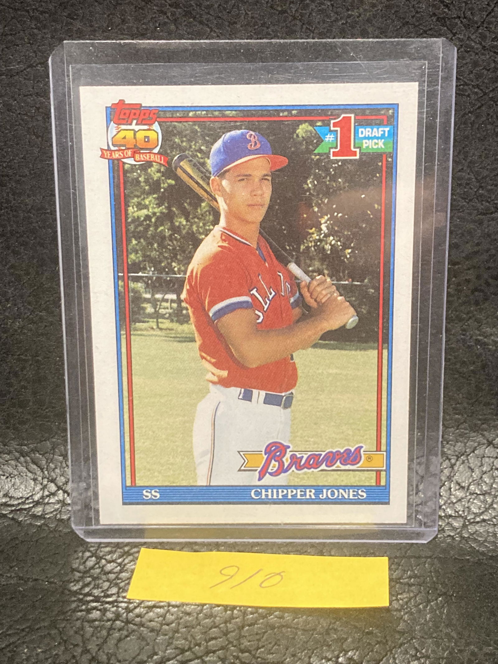 Chipper Jones 1991 Topps Rookie Card Atlanta Braves #333 (1 of 2)