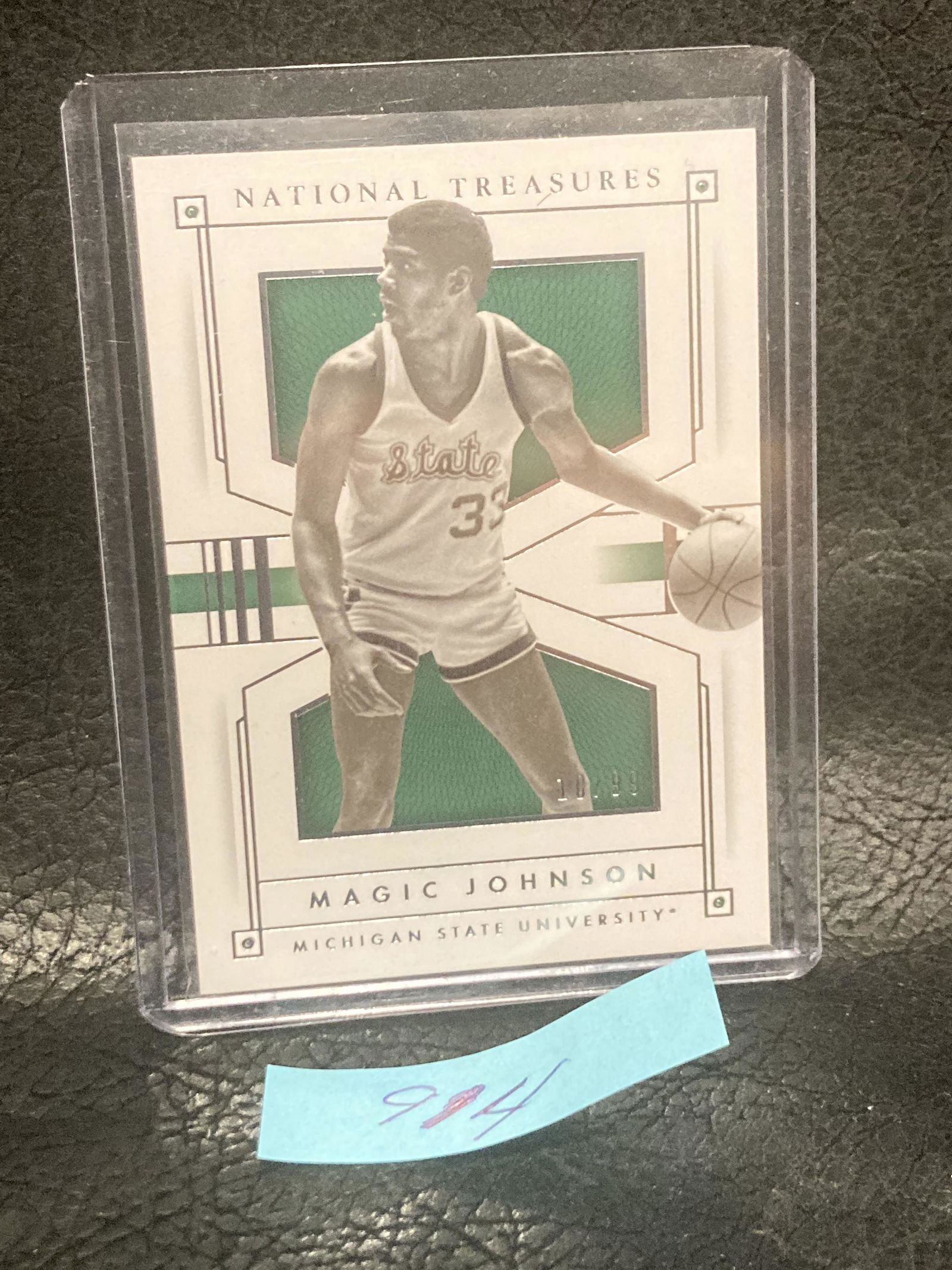 Magic Johnson 2016 Panini National Treasures Collegiate /99 Lakers Michigan State #37 (1 of 2)