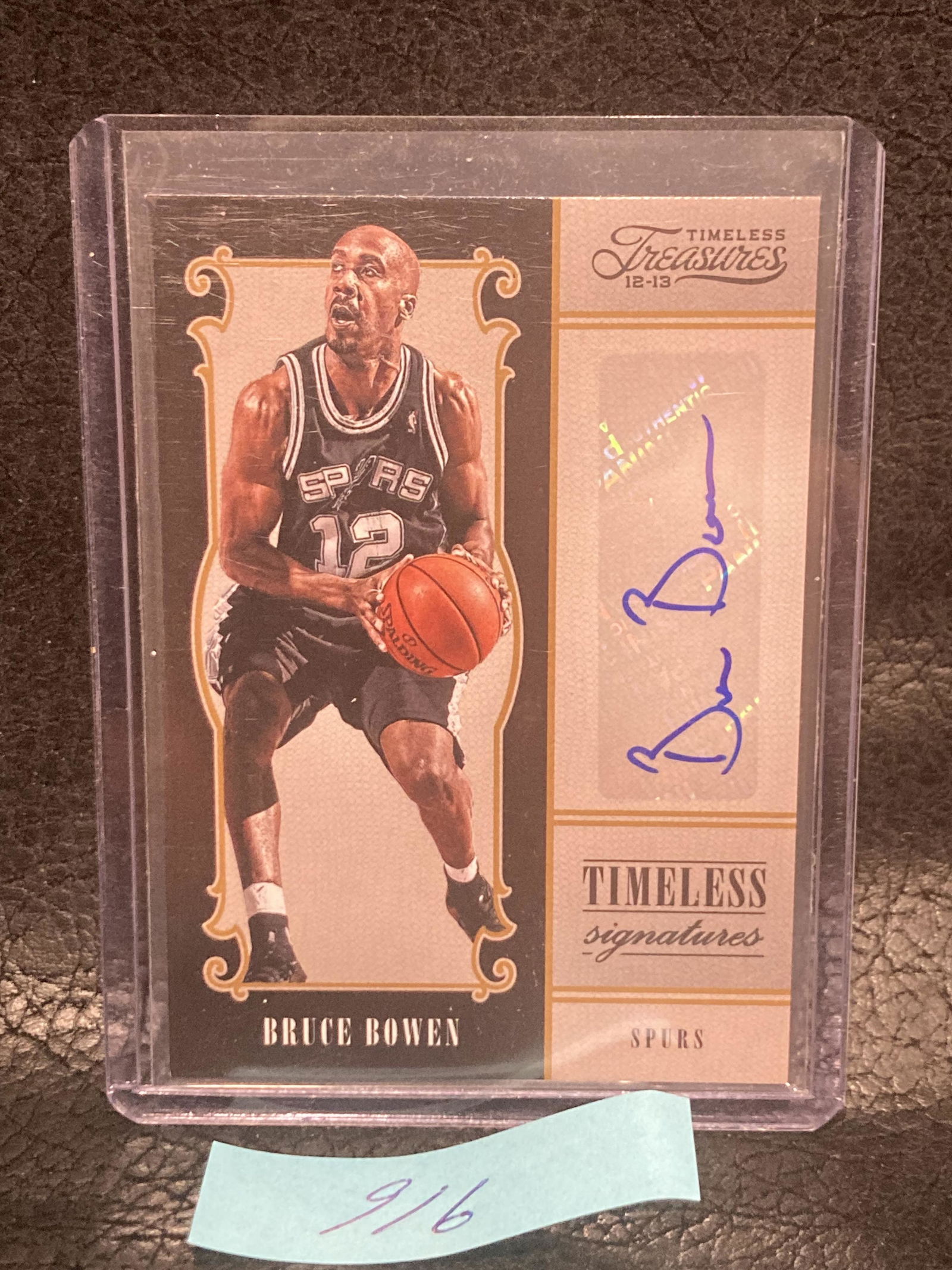 Bruce Bowen 2012-13 Panini Timeless Treasures Timeless Signatures Auto # /199 (1 of 2)