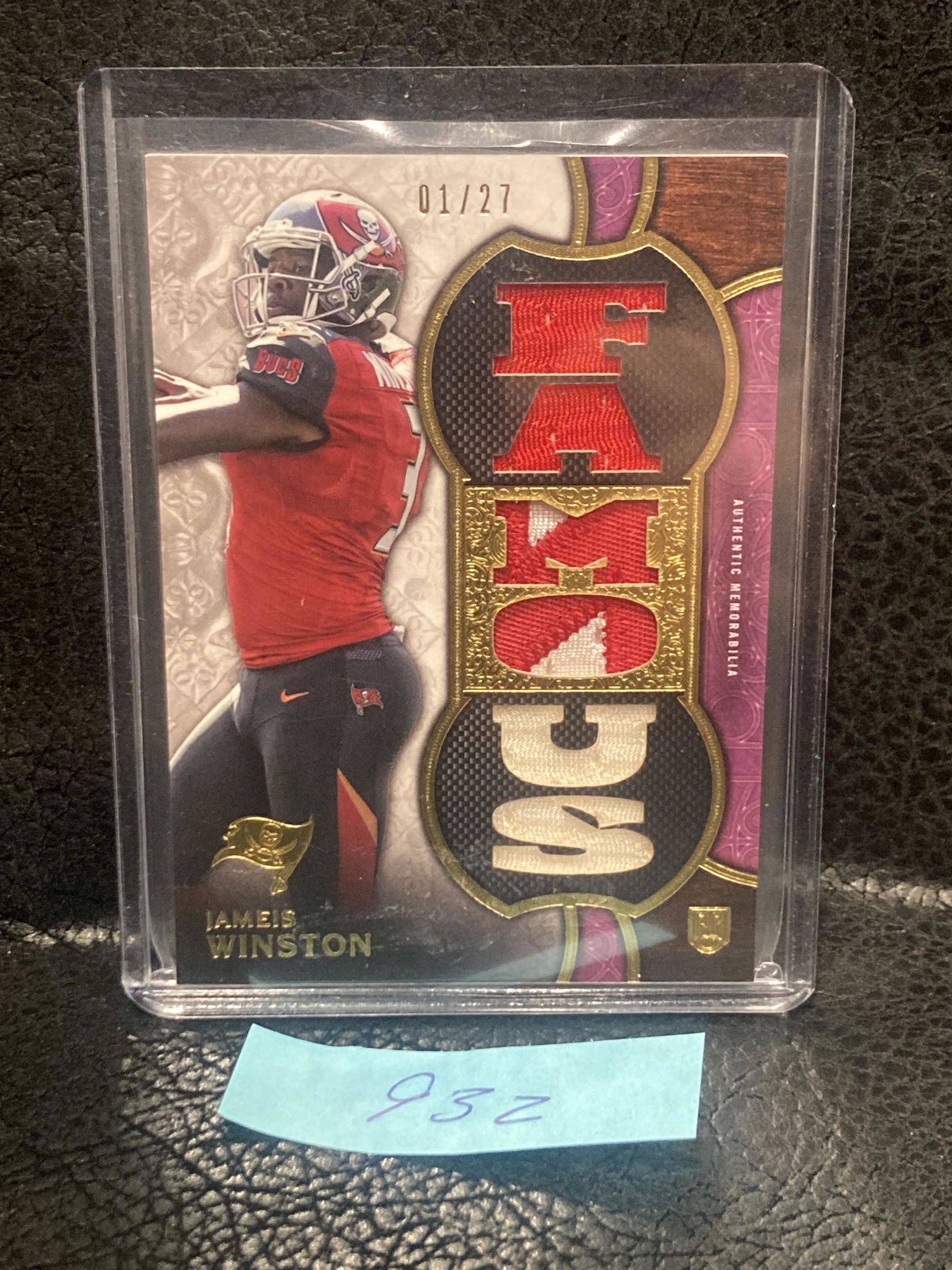 Jameis Winston 2015 Topps Triple Threads Rookie Triple Patch /27 Famous (1 of 2)