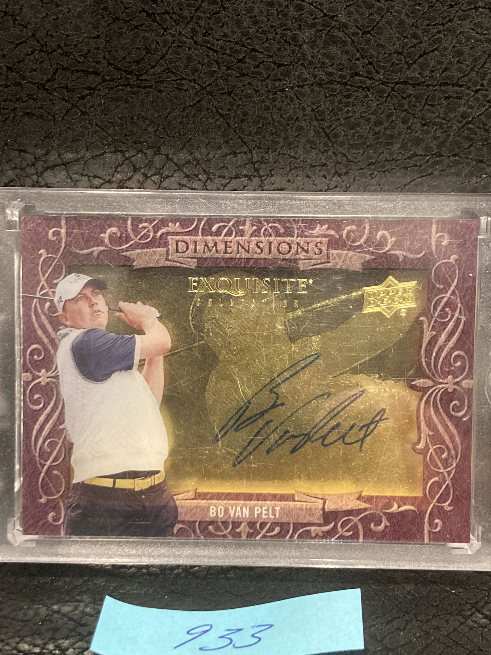 Bo Van Pelt 2014 Exquisite Dimensions Auto Autograph: Bo Van Pelt 2014 Exquisite Dimensions Auto Autograph