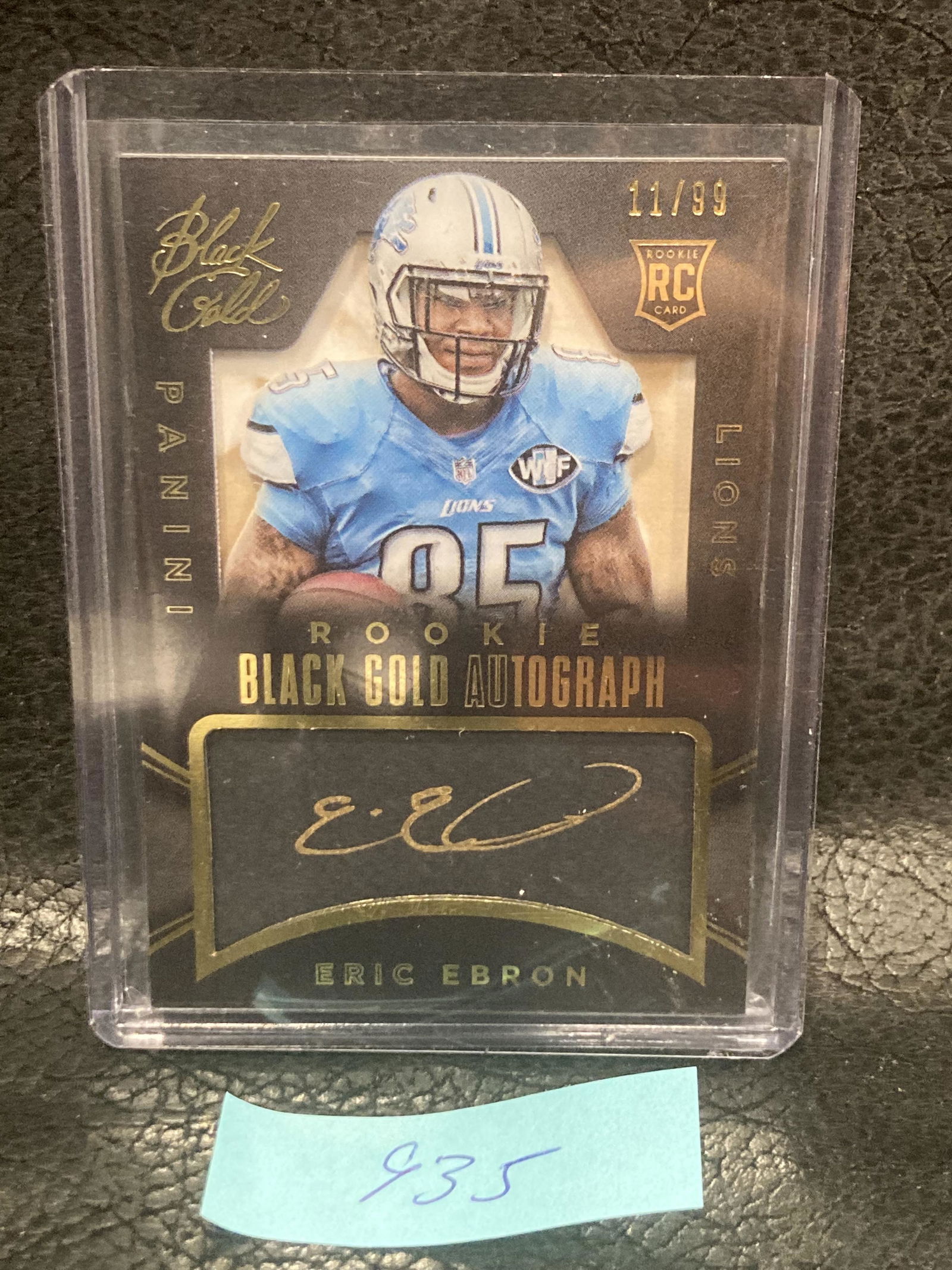 Eric Ebron 2014 Panini Black Gold Rookie Auto /99 #RAU-EE Rookie Auto Rc (1 of 2)