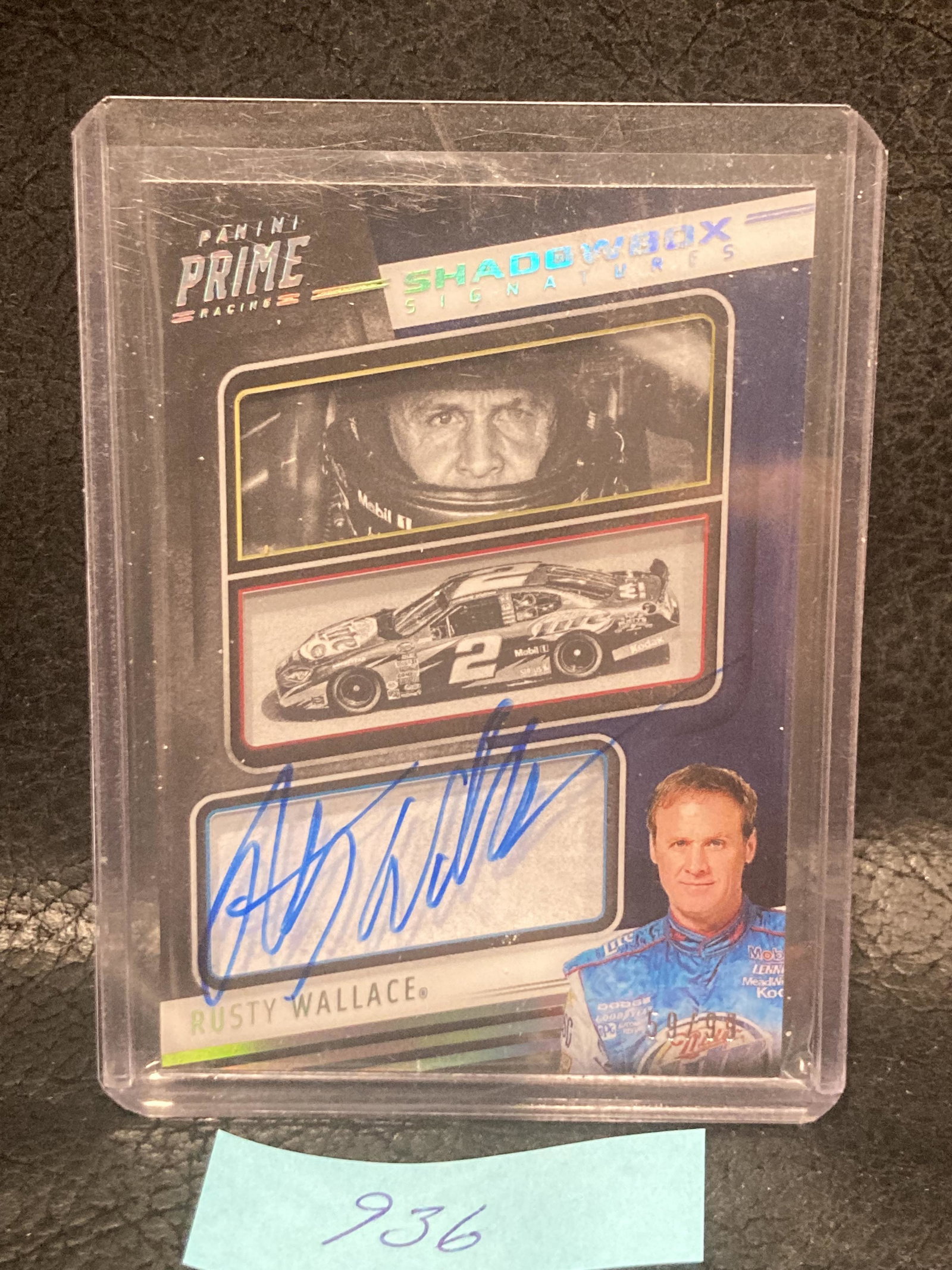 Rusty Wallace 2019 Panini Prime Racing Shadowbox Signatures /99 #HOF-RW Auto: Rusty Wallace 2019 Panini Prime Racing Shadowbox Signatures /99 #HOF-RW Auto