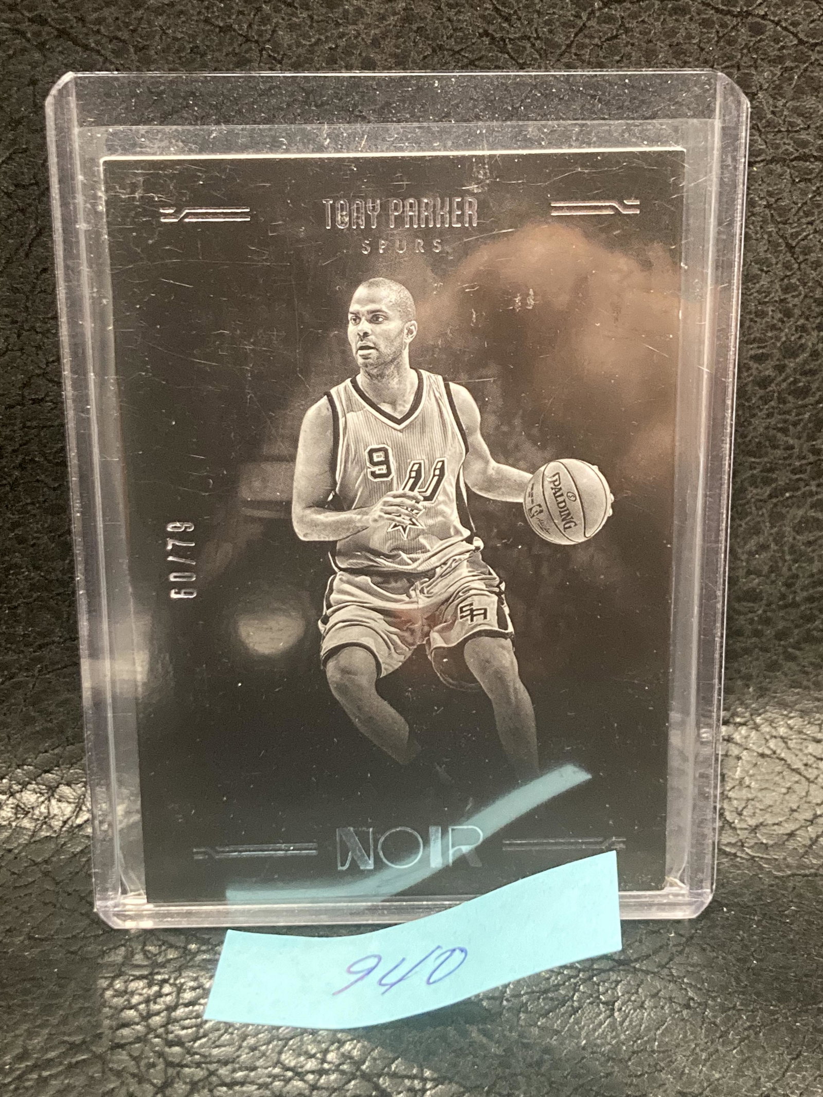 Tony Parker 2016-17 Panini Noir Black And White /79 Spurs #26: Tony Parker 2016-17 Panini Noir Black And White /79 Spurs #26