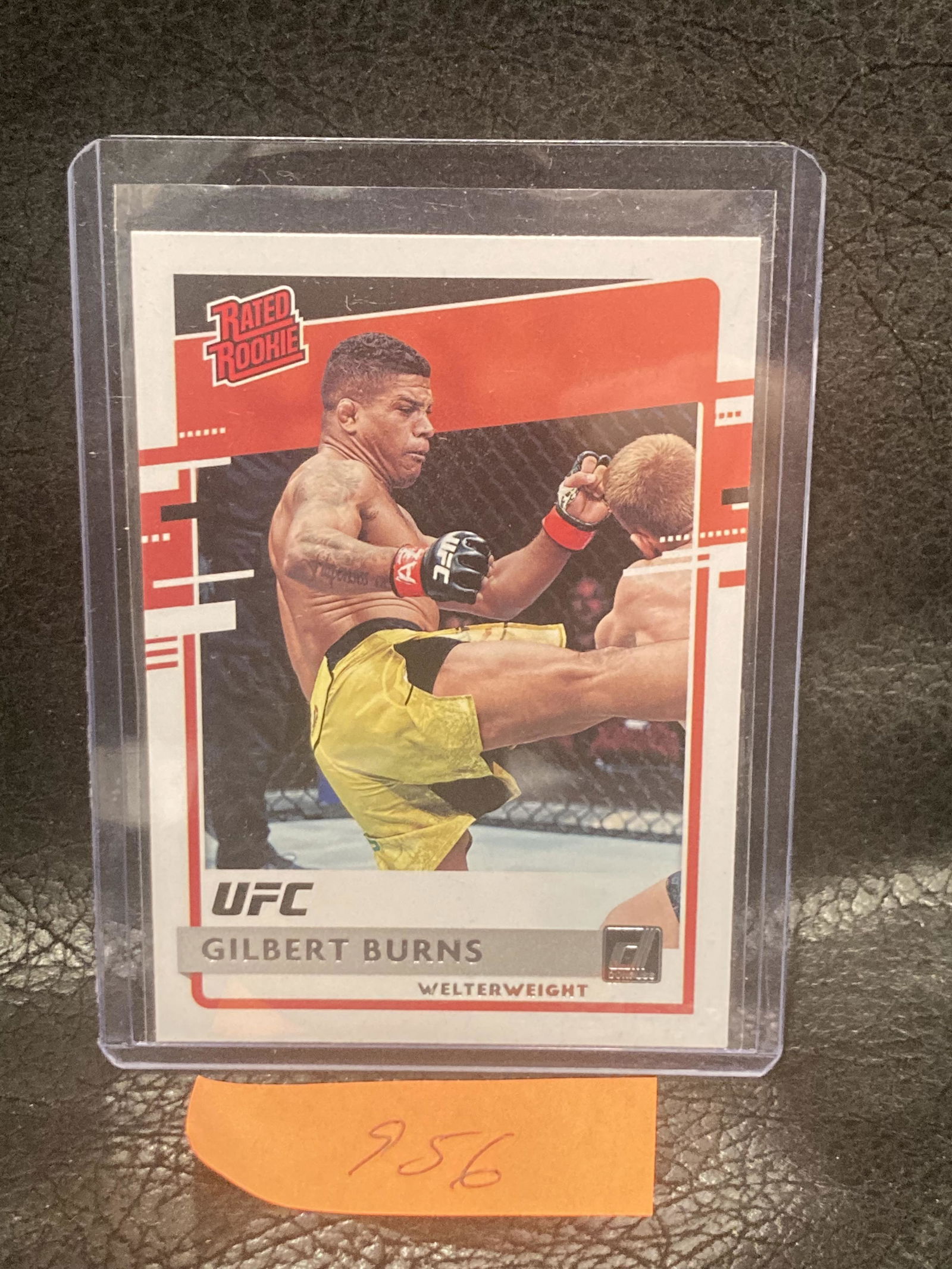 Gilbert Burns 2021 Panini Chronicles Ufc Donruss Rated Rookie Rc (1 of 2)