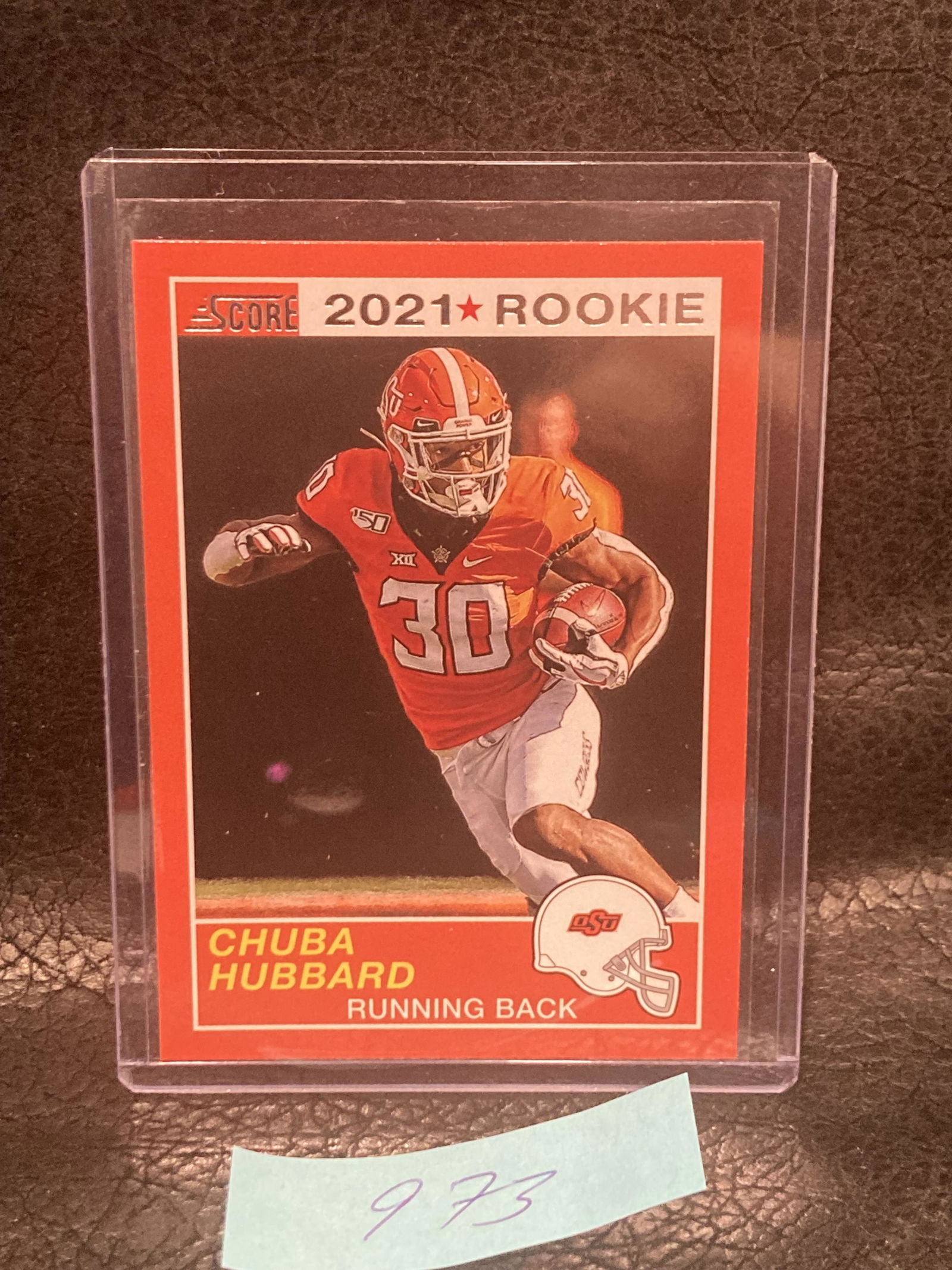 2021 Panini Chronicles Draft Picks Chuba Hubbard score Retro Rc Rookie (1 of 2)