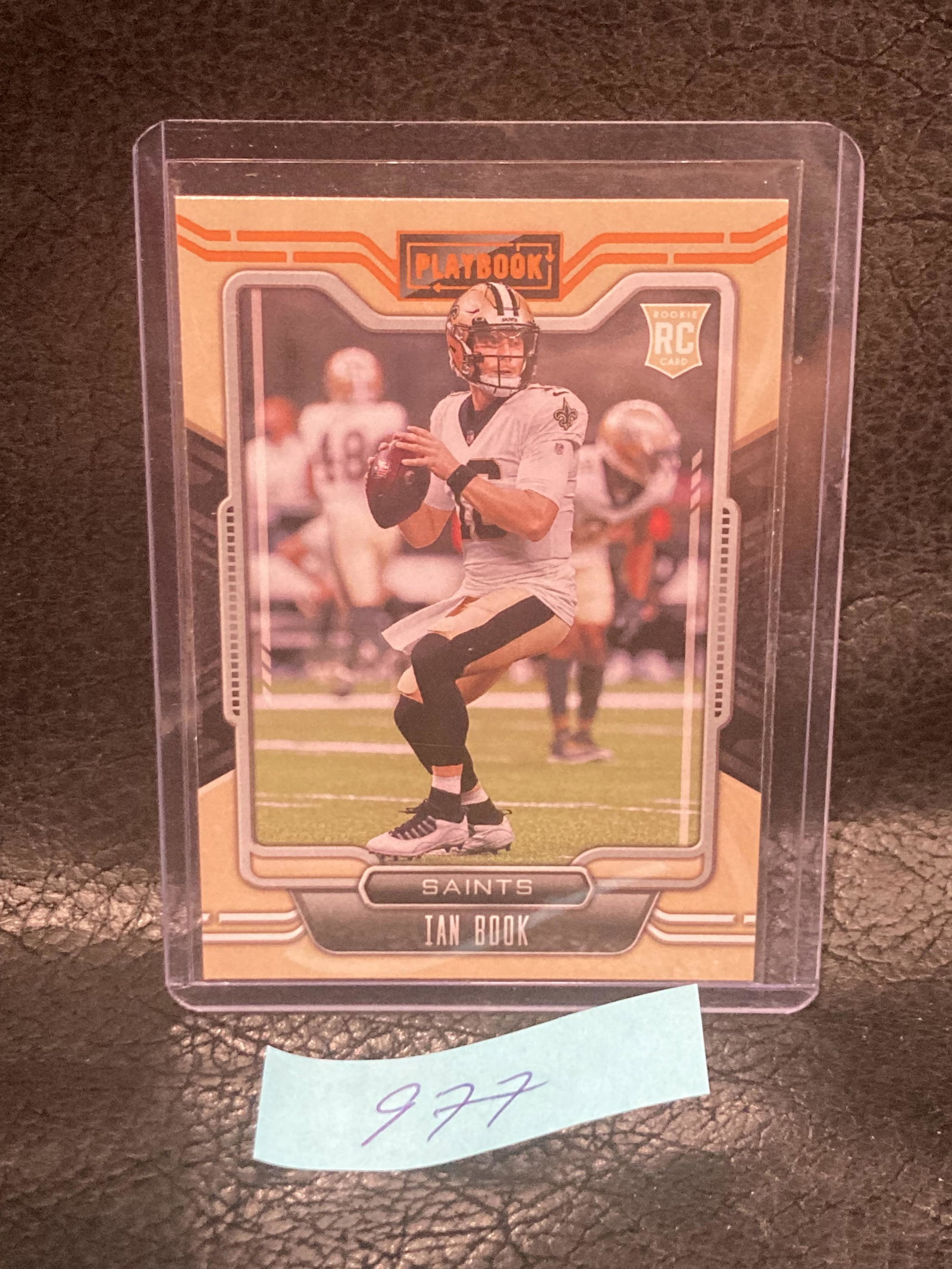 Ian Book 2021 Panini Playbook Orange Parallel Rc #137 New Orleans Saints: Ian Book 2021 Panini Playbook Orange Parallel Rc #137 New Orleans Saints