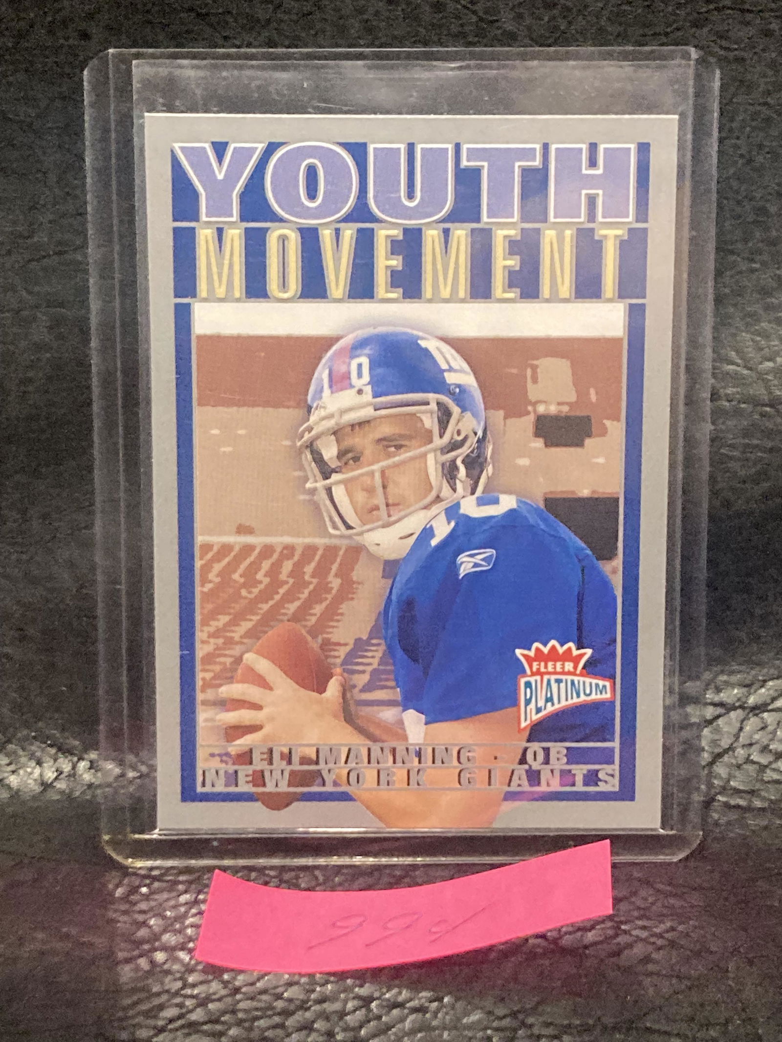 Eli Manning 2004 Fleer Platinum #YM1 Youth Movement Rc Giants (1 of 2)